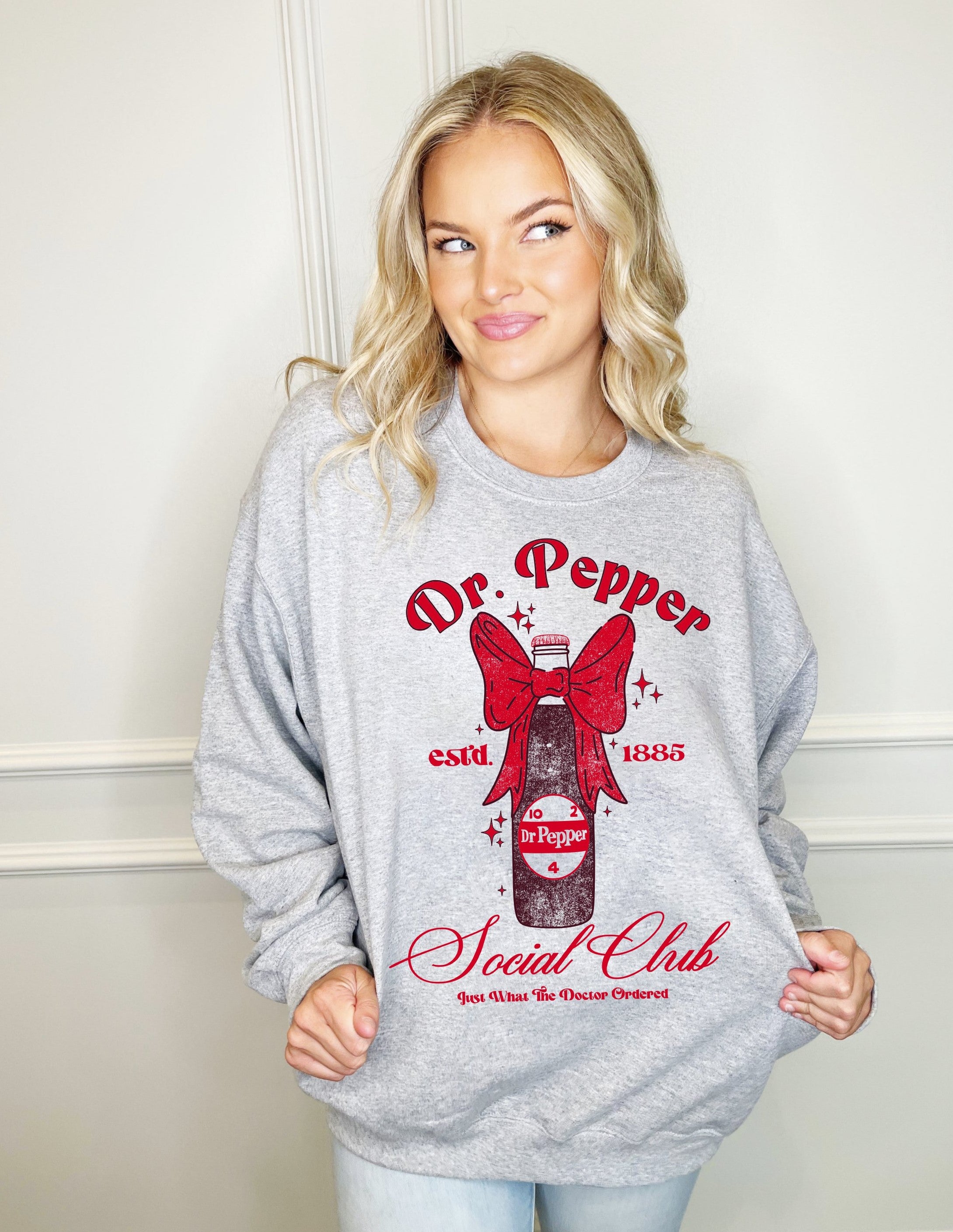 Vintage Dr Pepper Social Club Sweatshirt