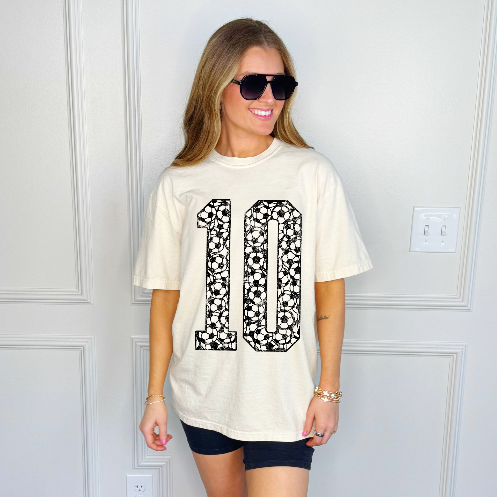 Custom Soccer Number Tee