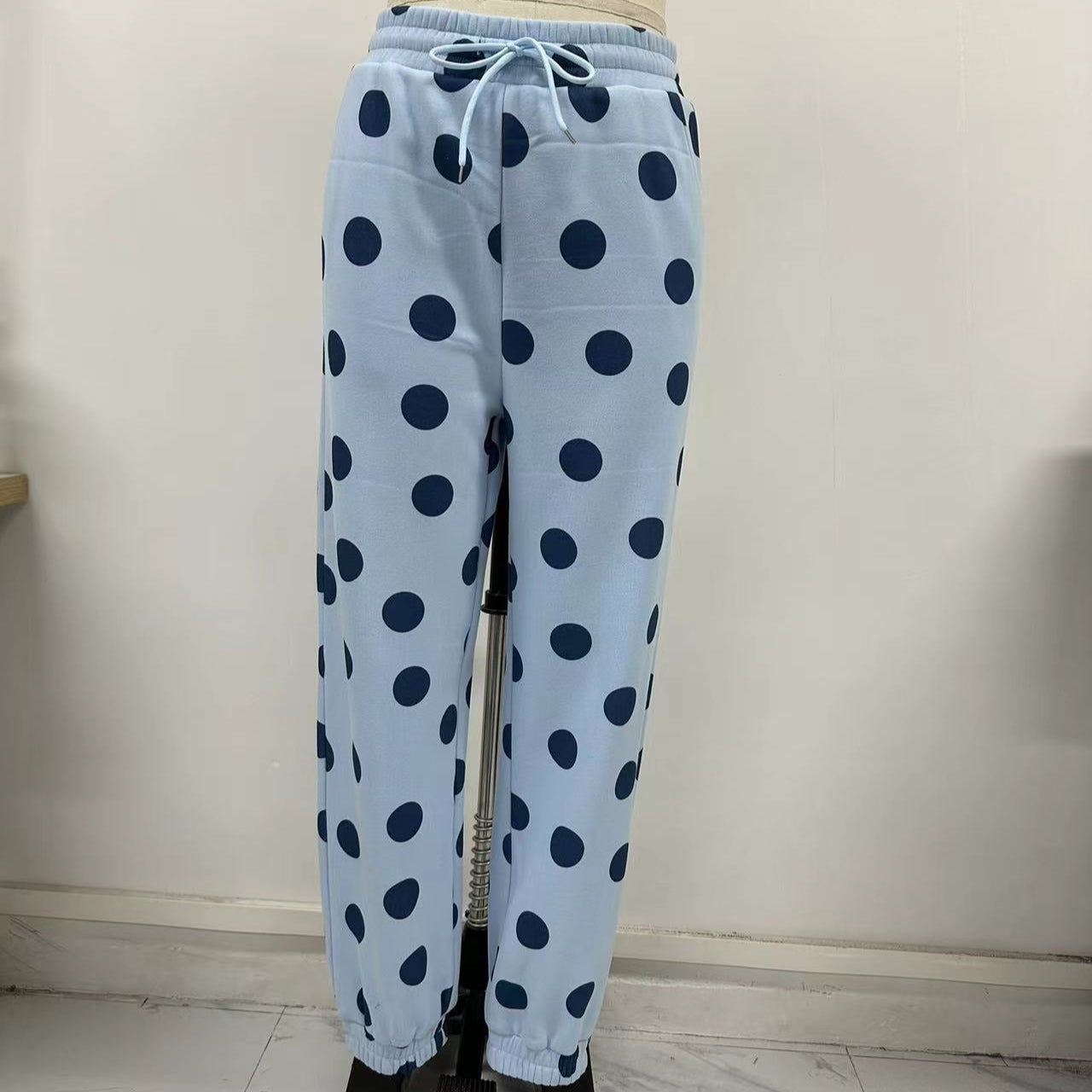 Blue Polka Dot Sweatpants - Pre Order!