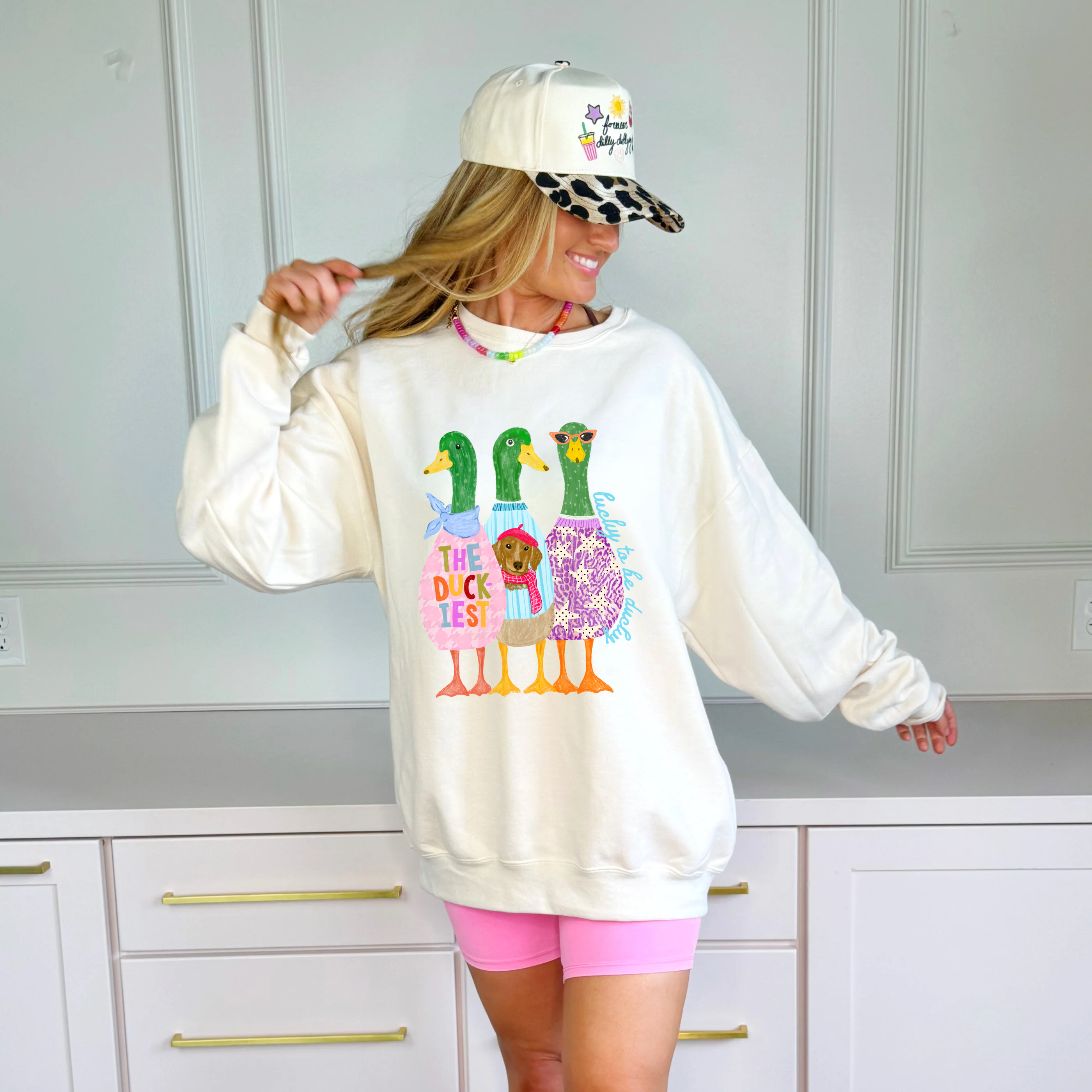 Lucky To Be Ducky Sweatshirt