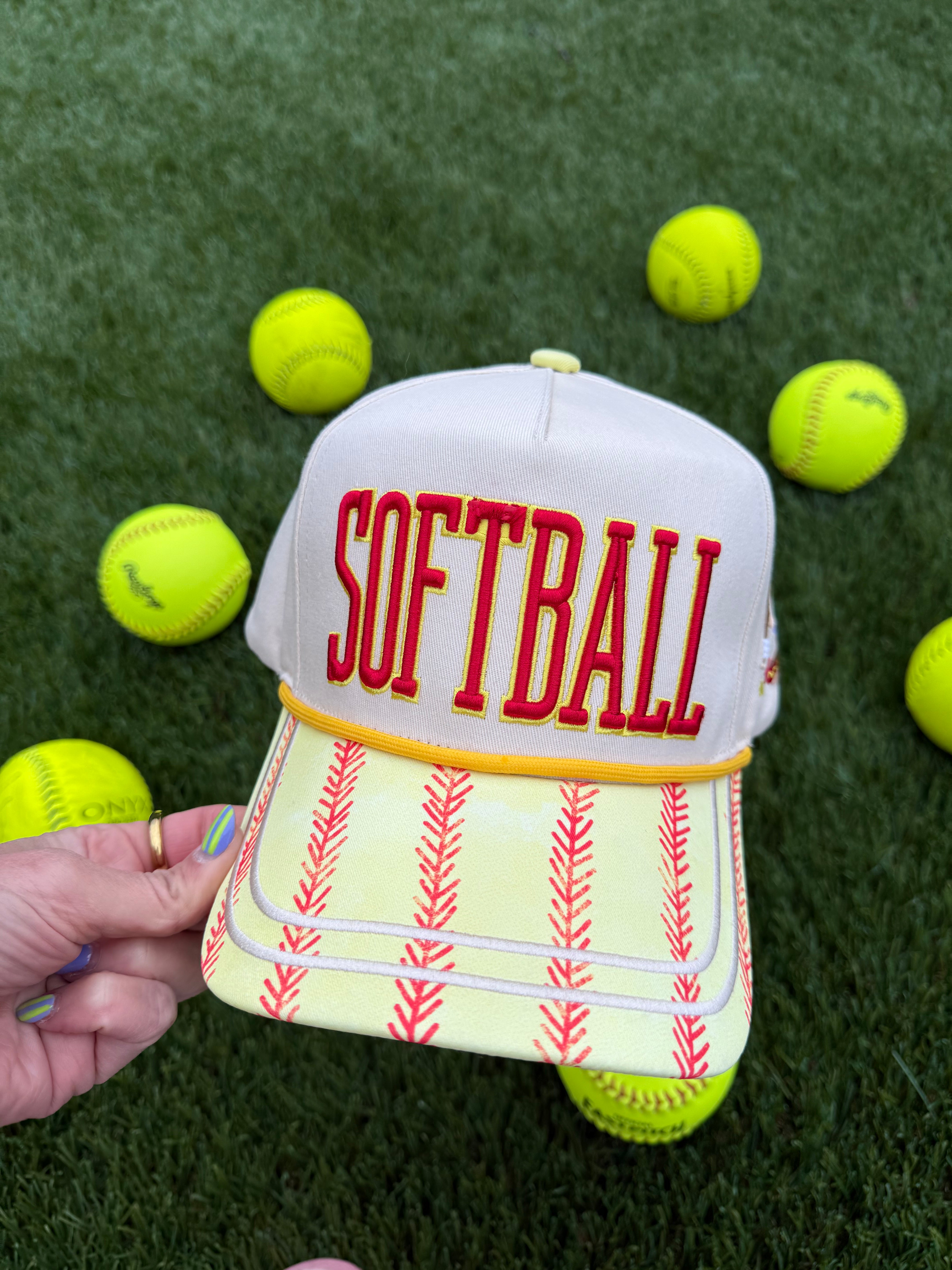 Softball Laces Hat- Pre Order