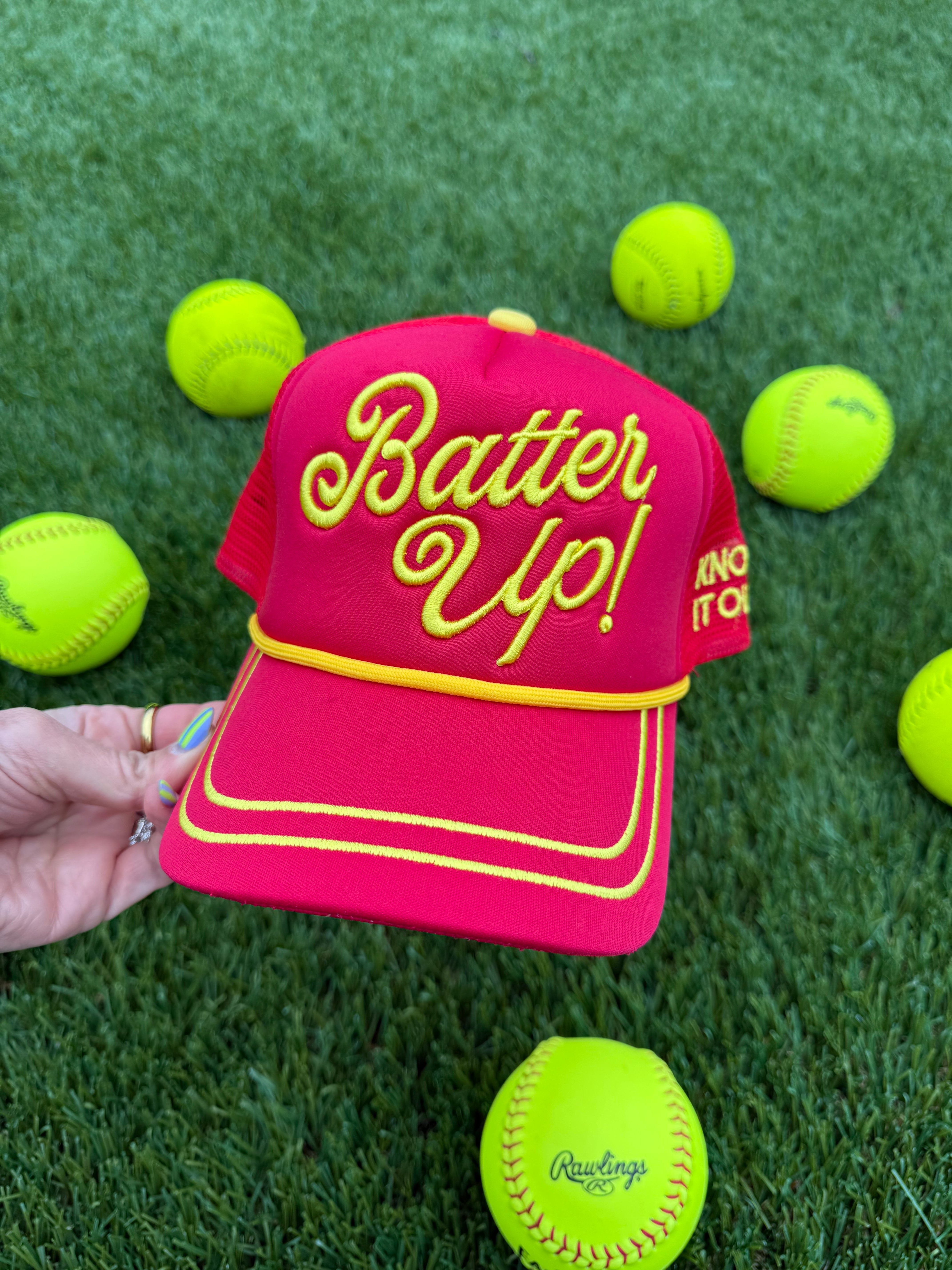 Softball Batter Up Hat- Pre Order