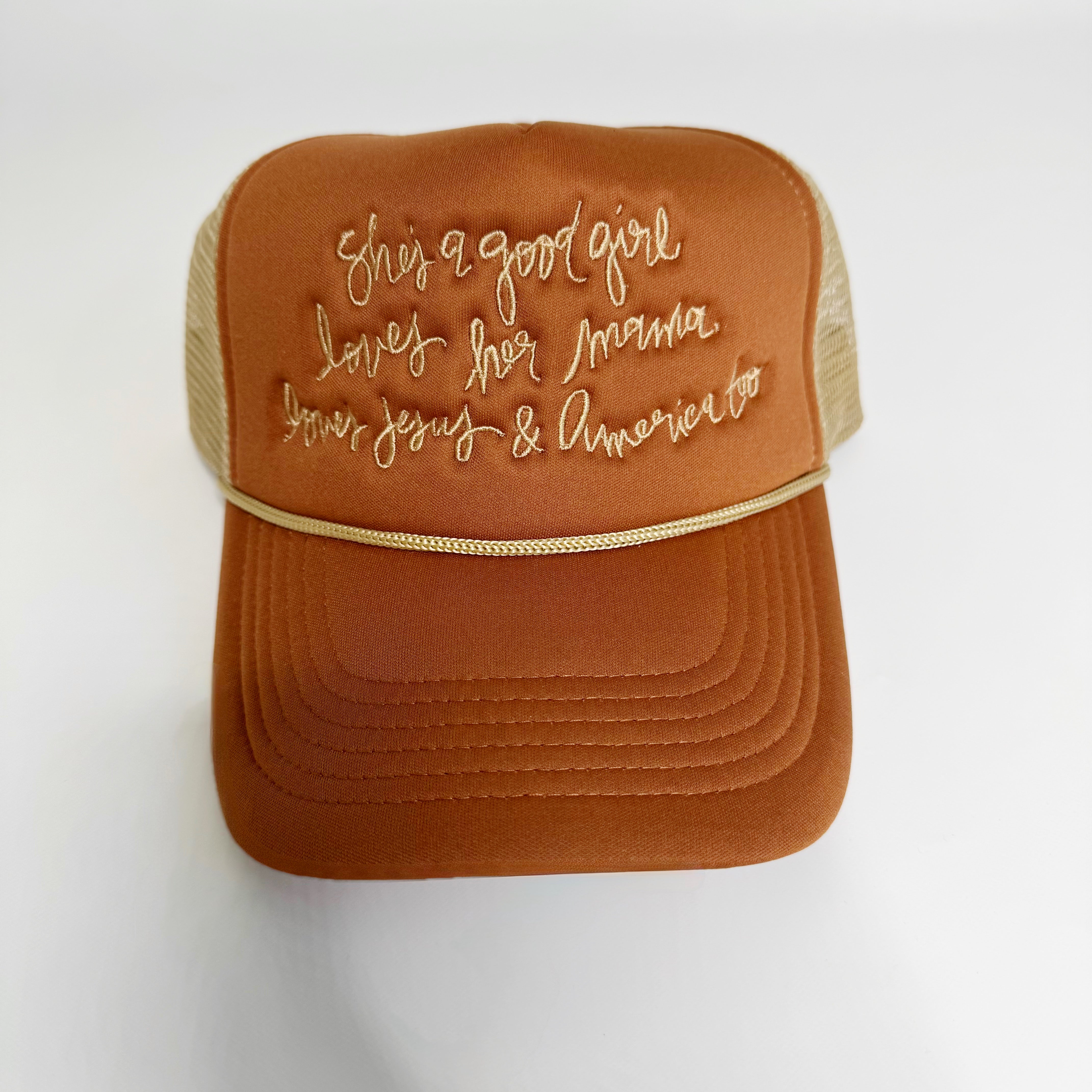 Shes a Good Girl Trucker Hat