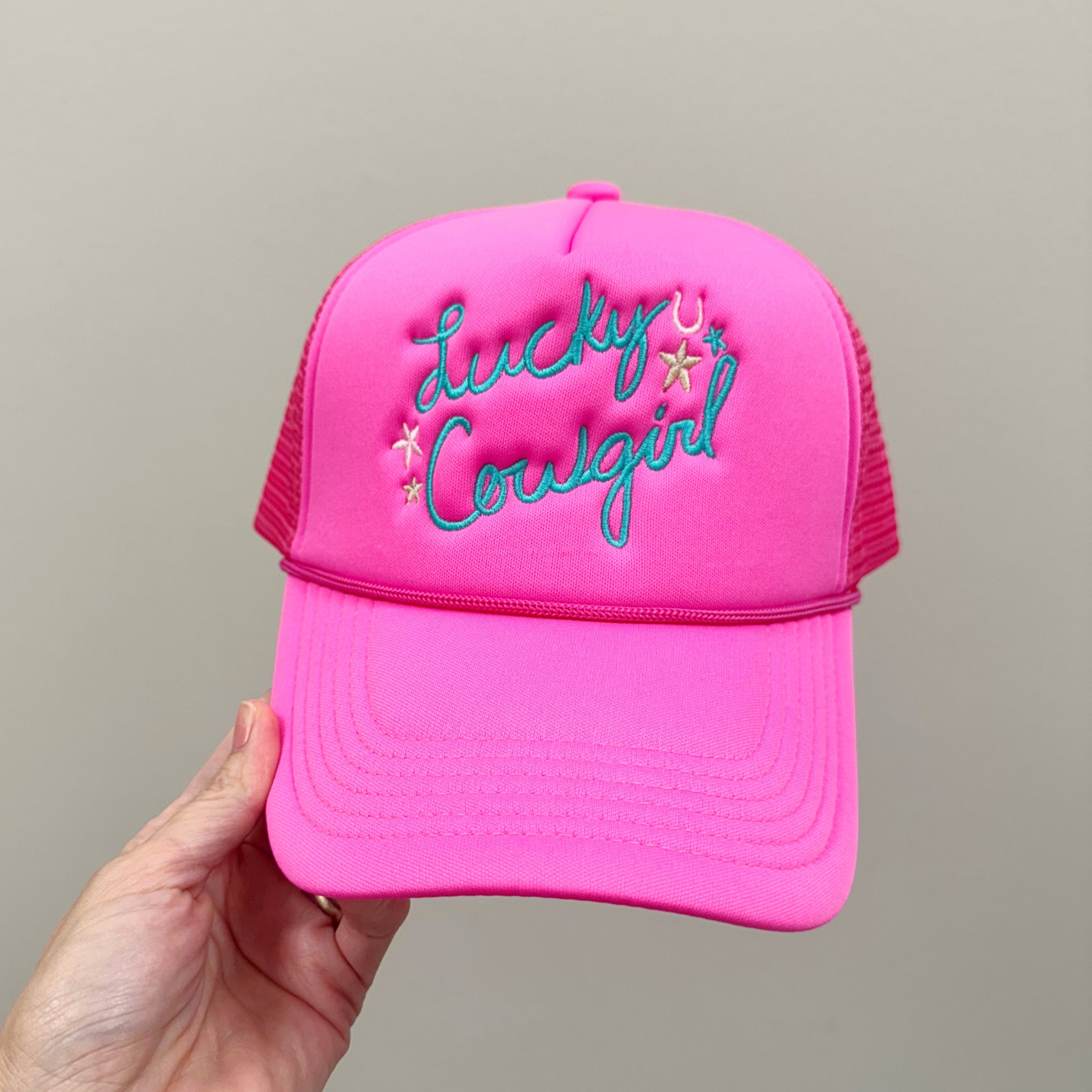 Lucky Cowgirl Trucker Hat