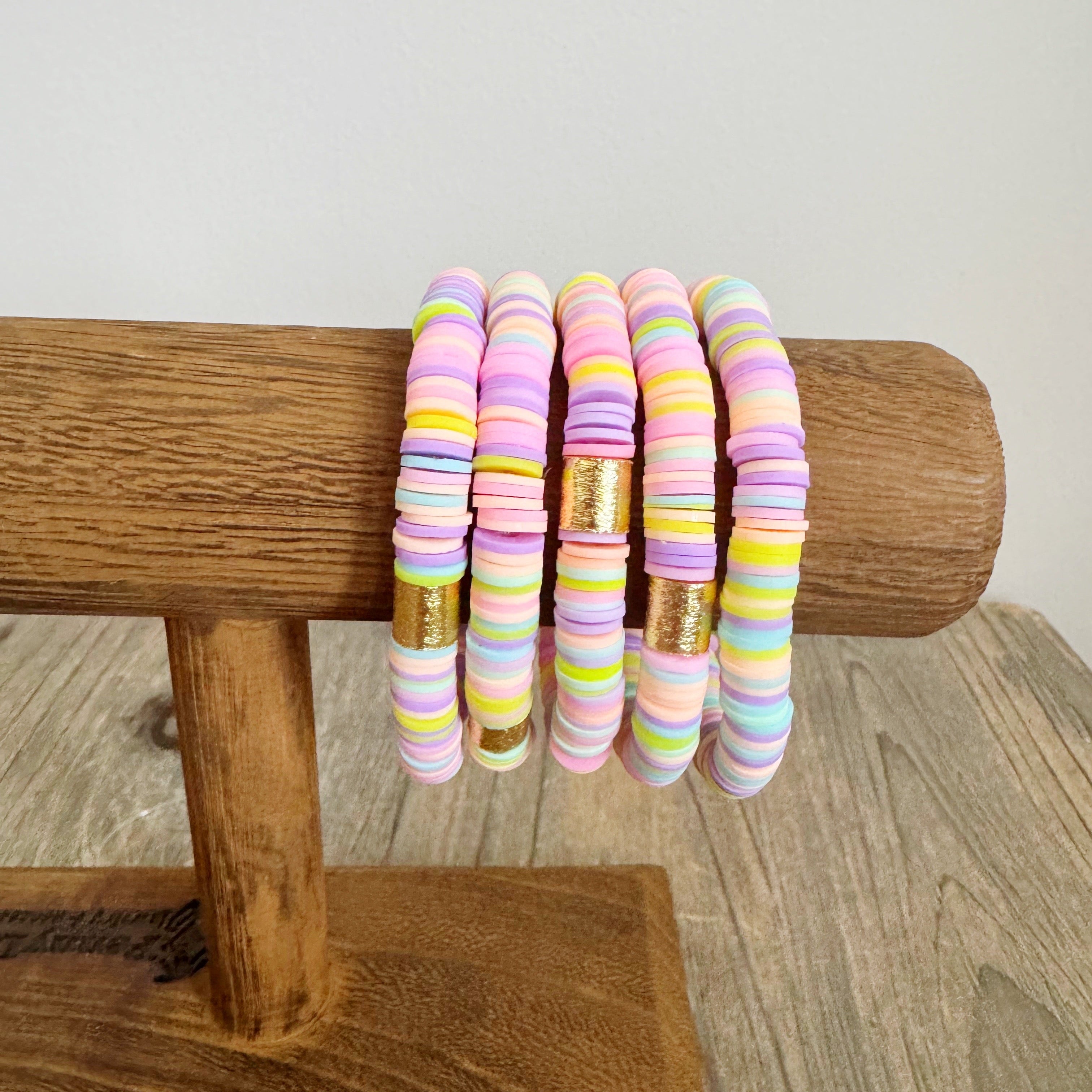 Heishi Stacking Bracelet