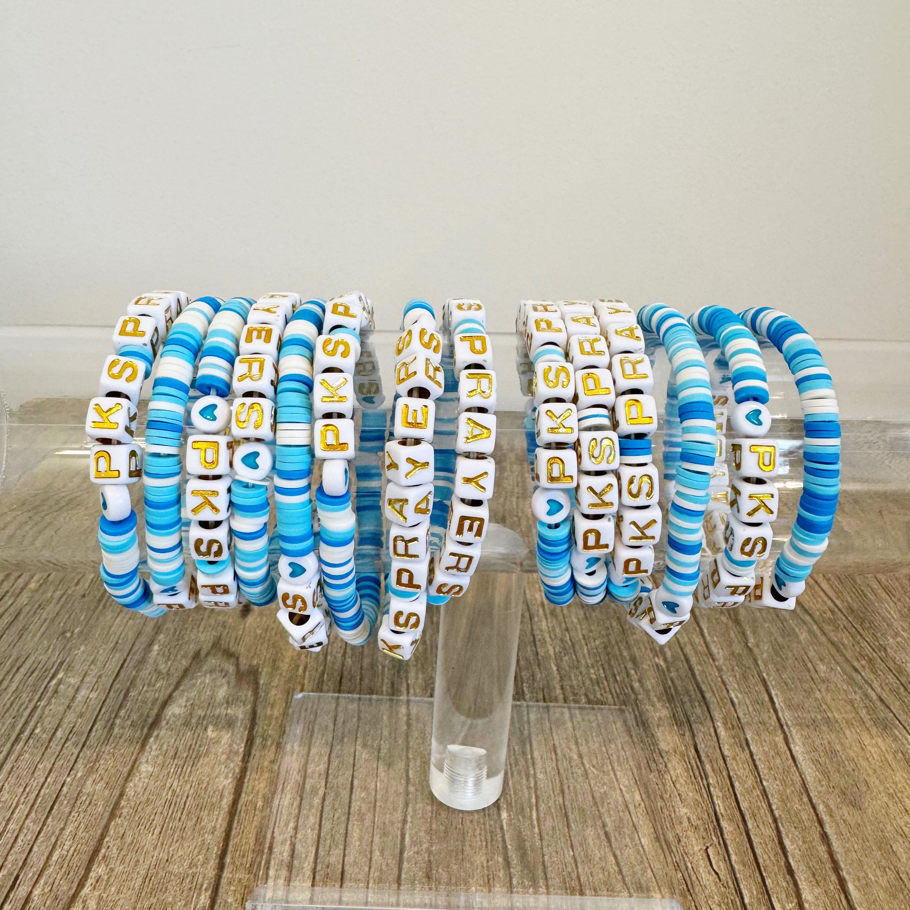 Heishi PK Bracelet - Blue Multi