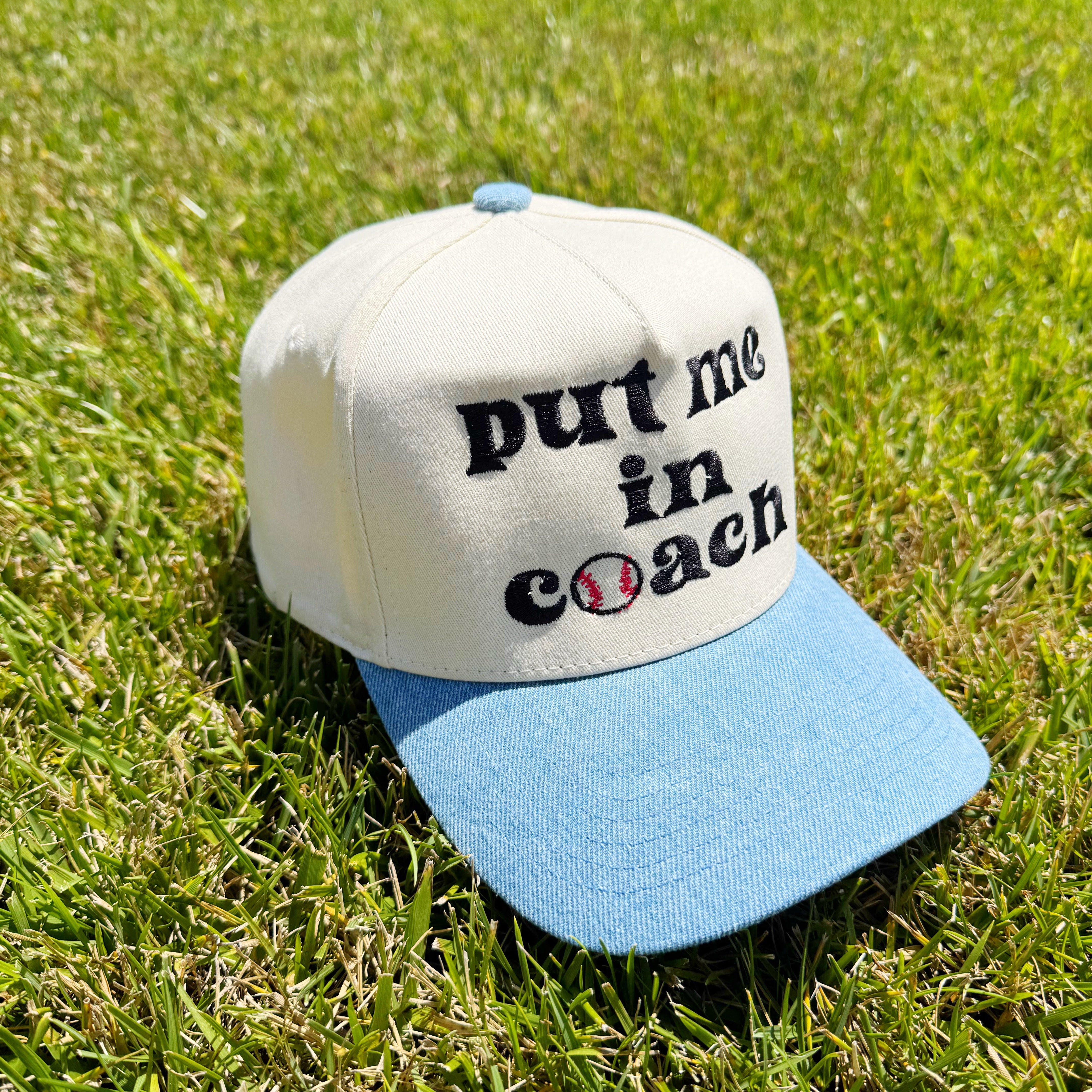 Put Me in Coach Trucker Hat