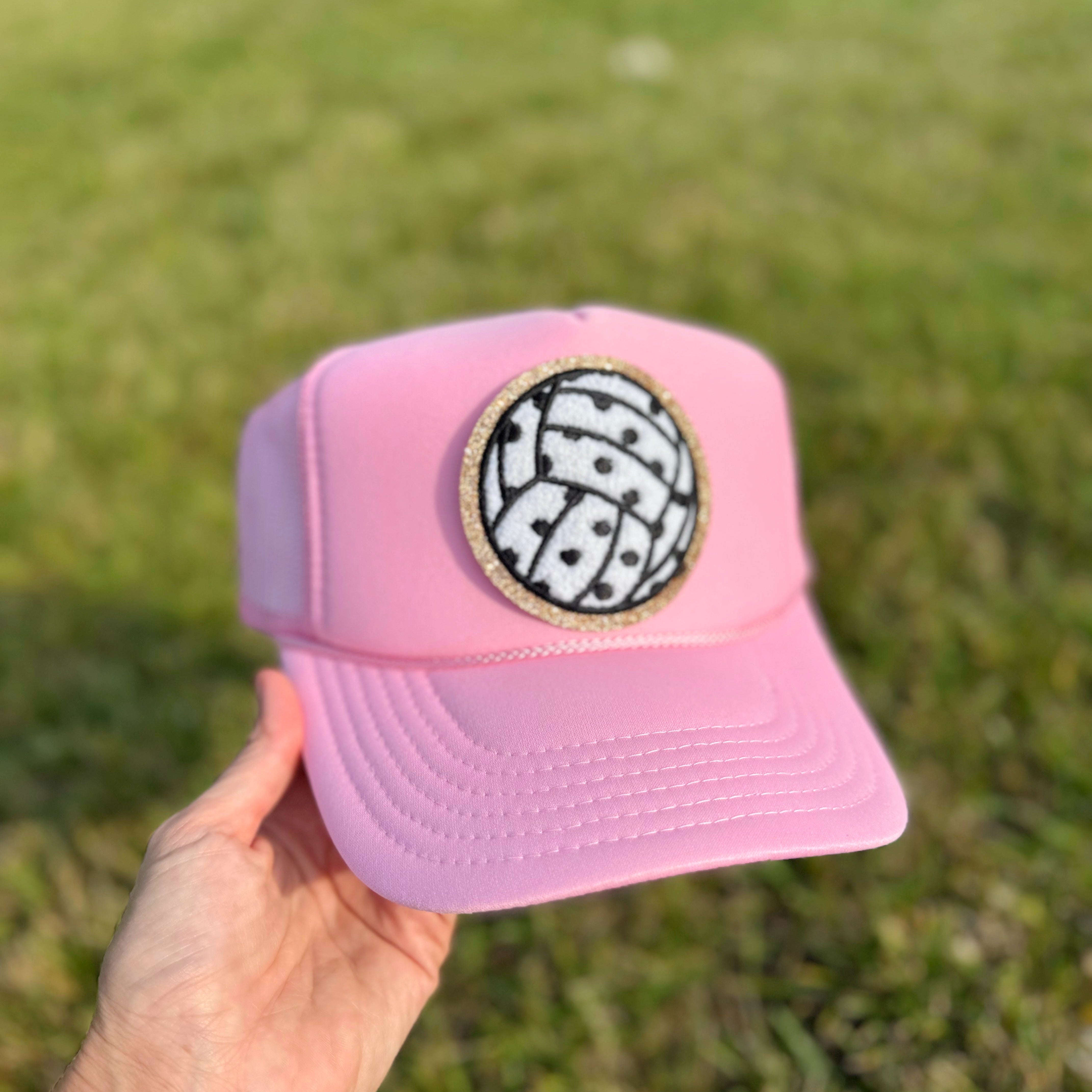 Polka Dot Volleyball Patch Hat