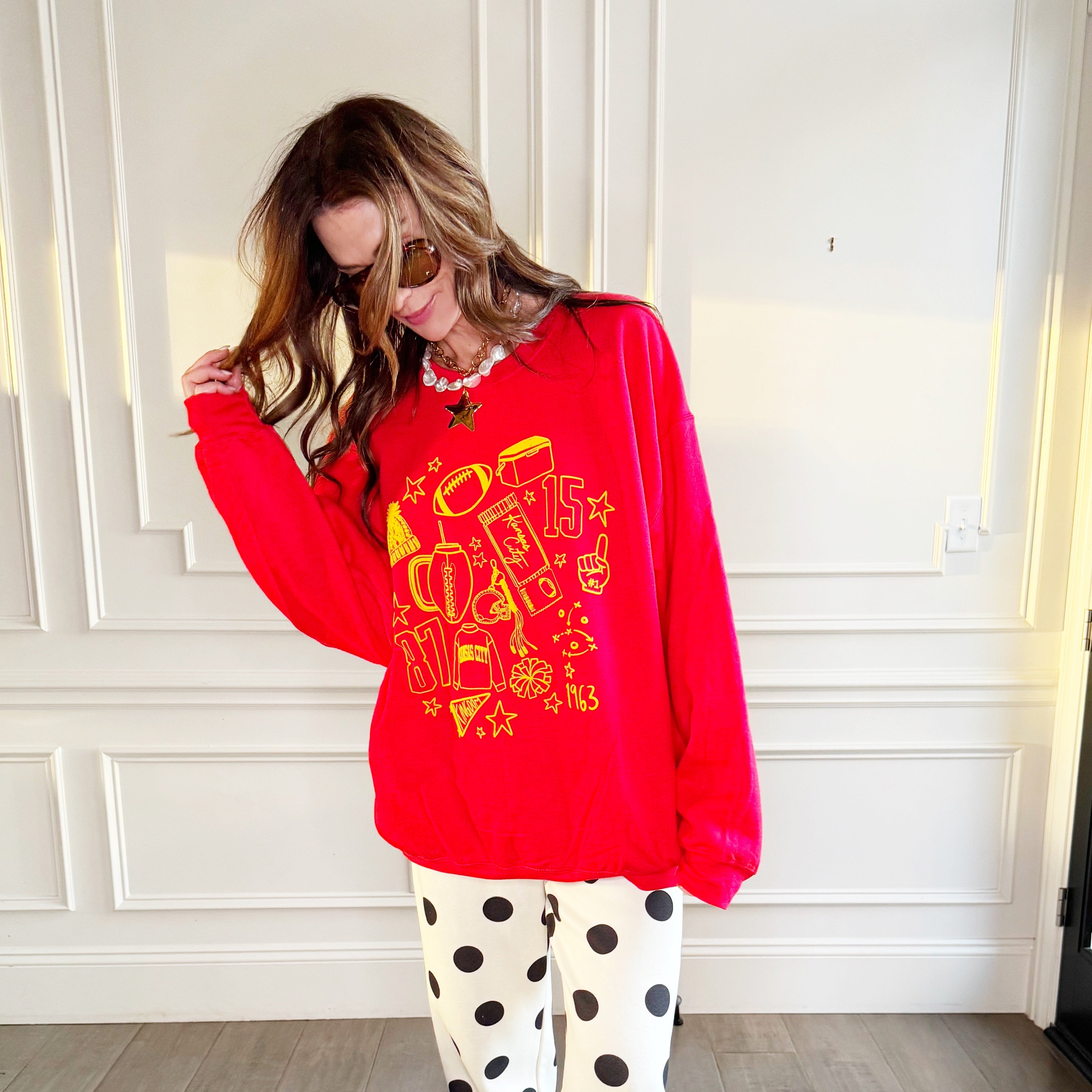 KC Football Collage Sweatshirt