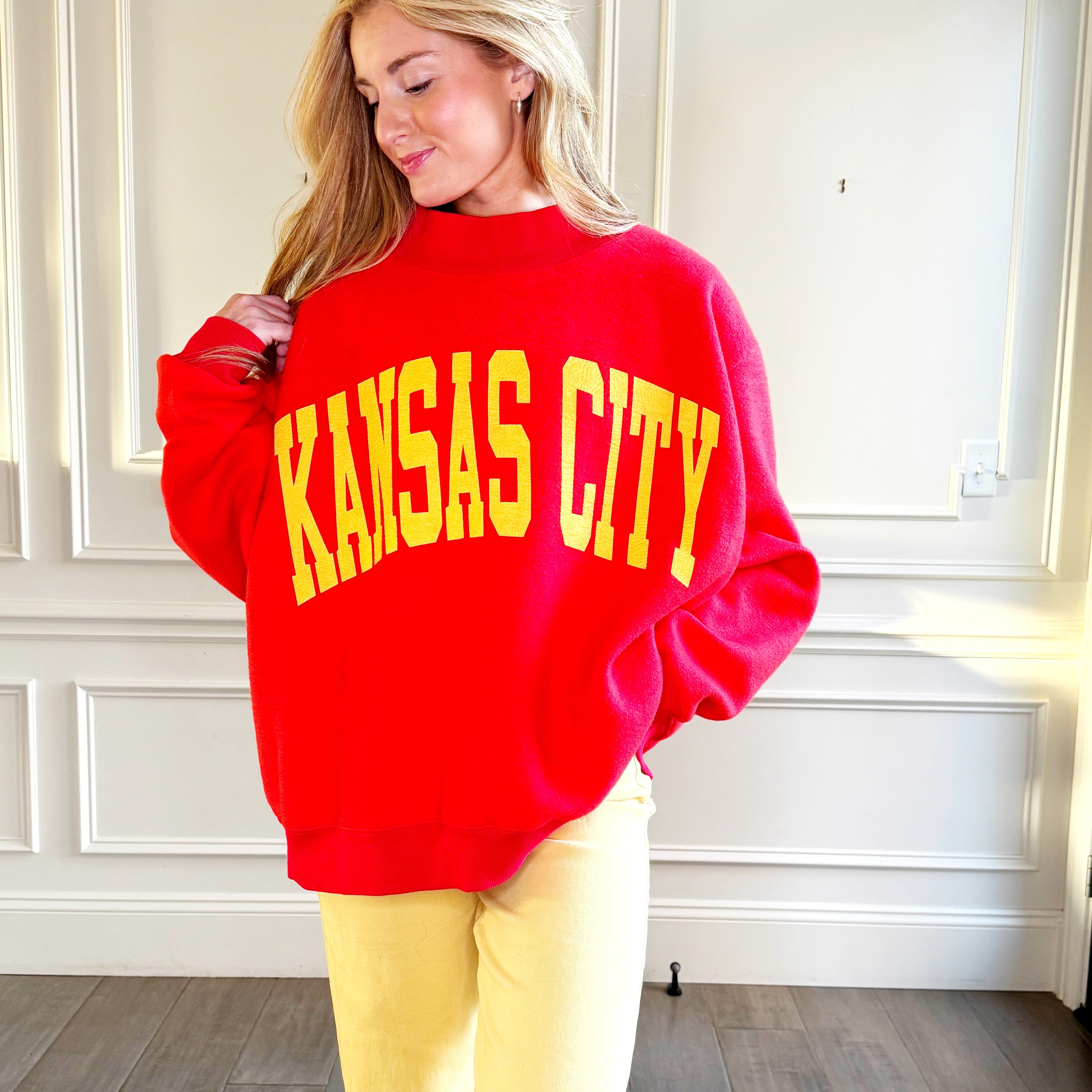 Kansas City 2-Sided Mock Sweatshirt - Pre Order!