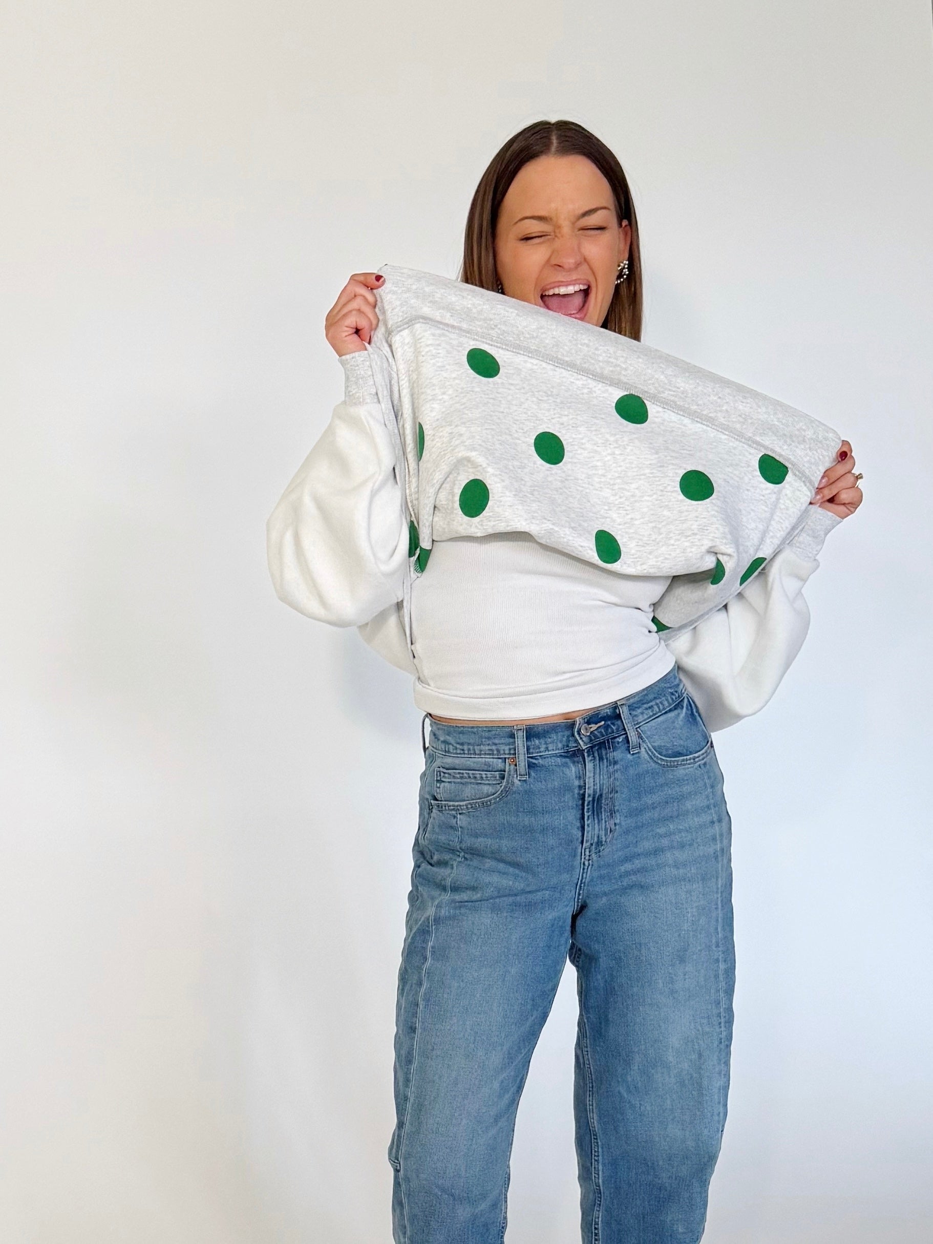 Lucky 2-Sided Mock Sweatshirt - Pre Order!