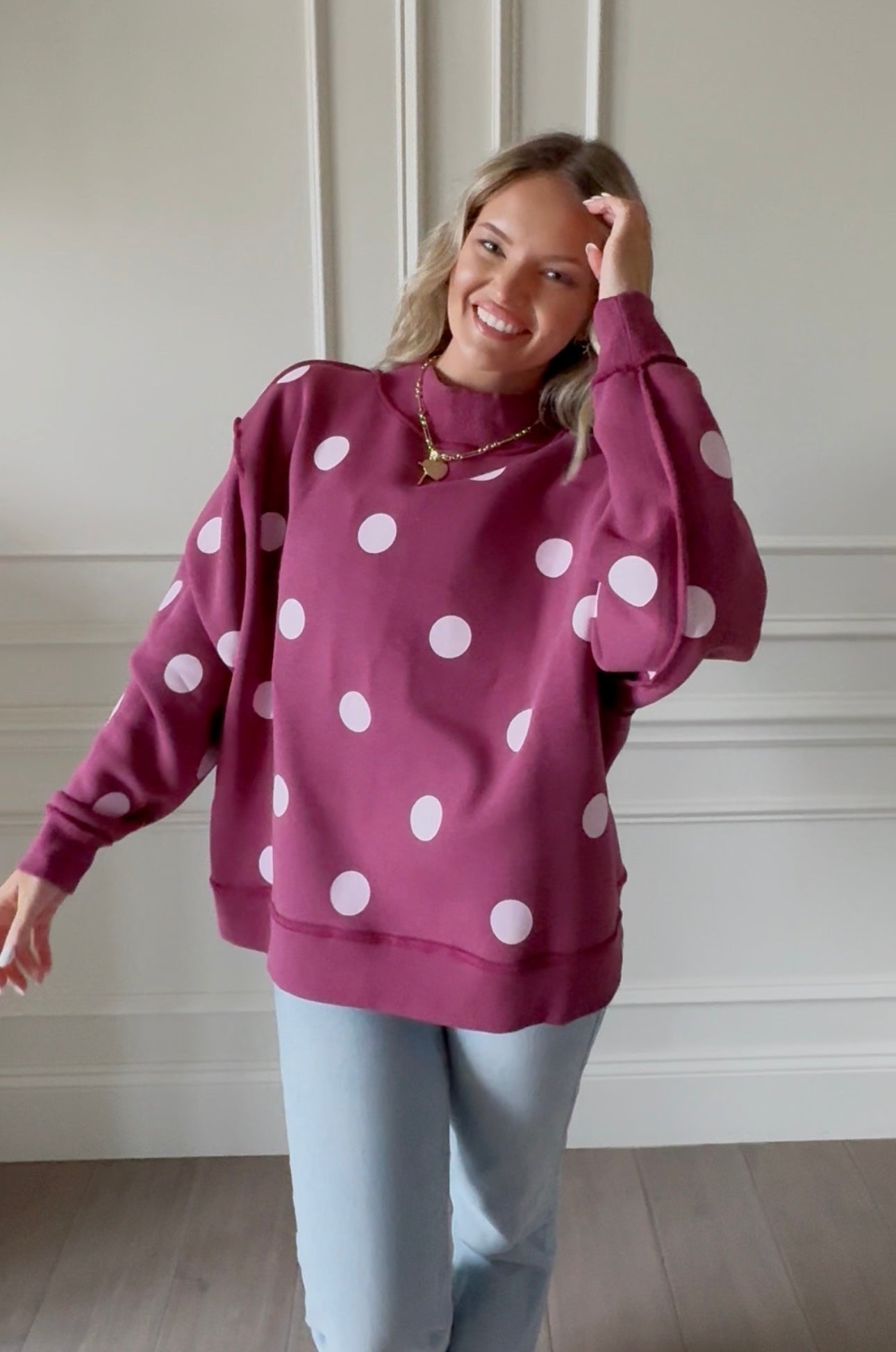 Praise God 2-Sided Mock Sweatshirt - Pre Order!