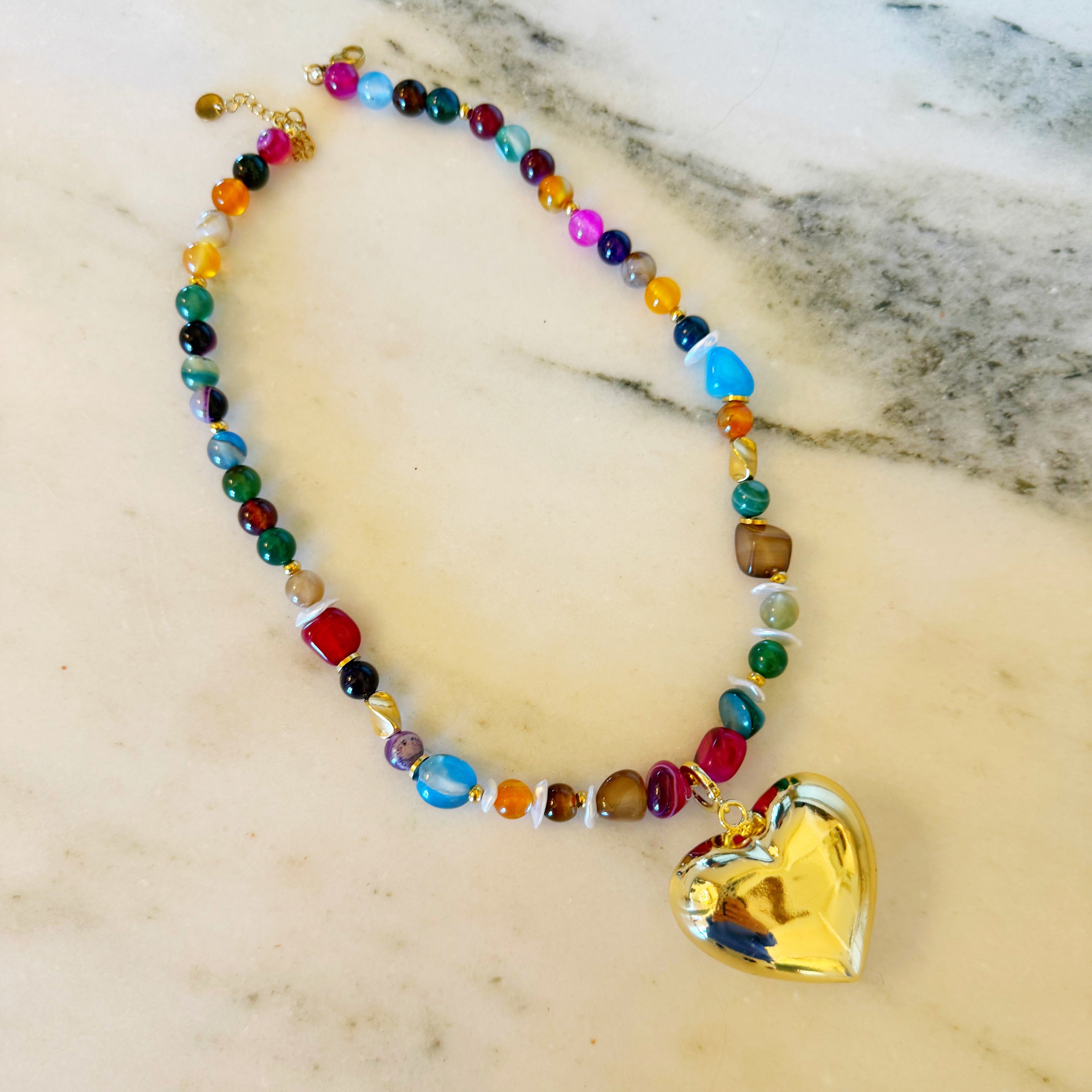 Jewels Crush Gemstone Necklace