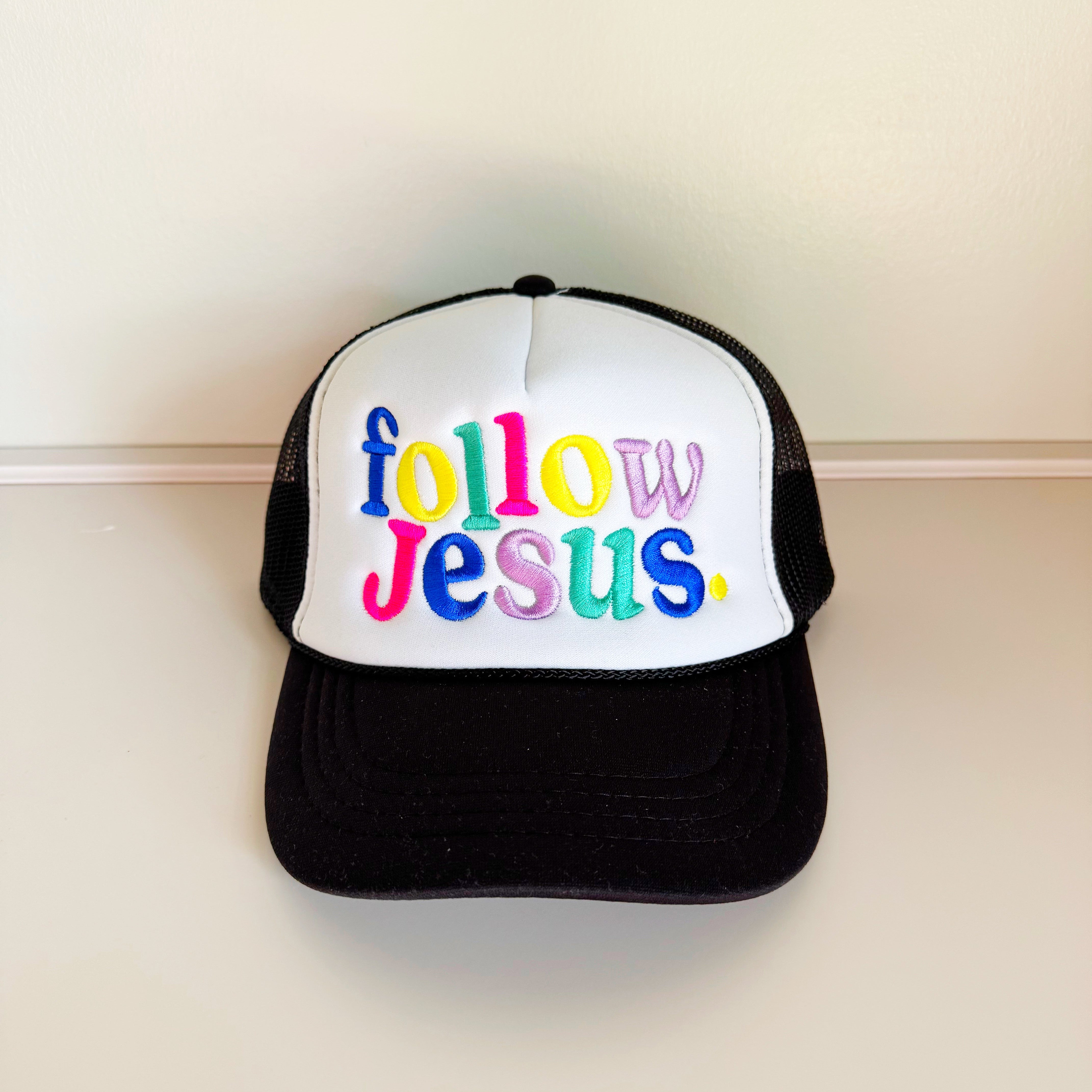 Follow Jesus Youth & Adult Trucker Hat