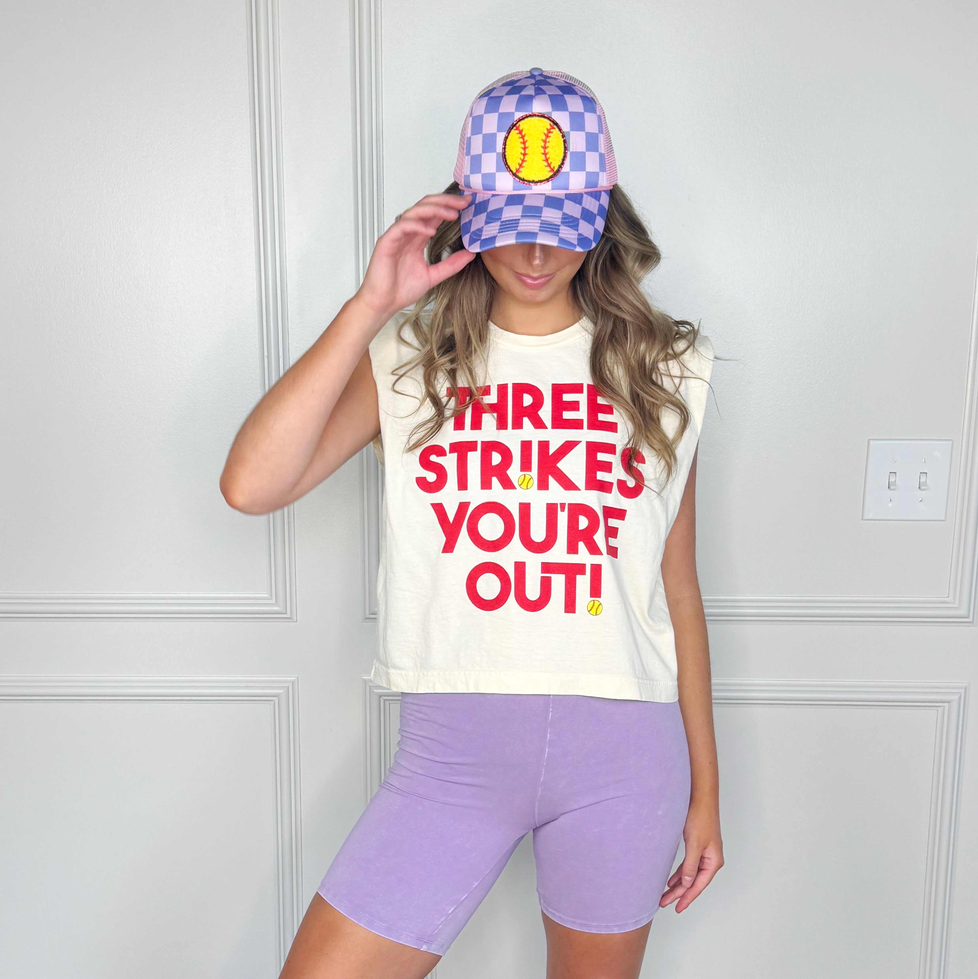 Three Strikes Softball Tank