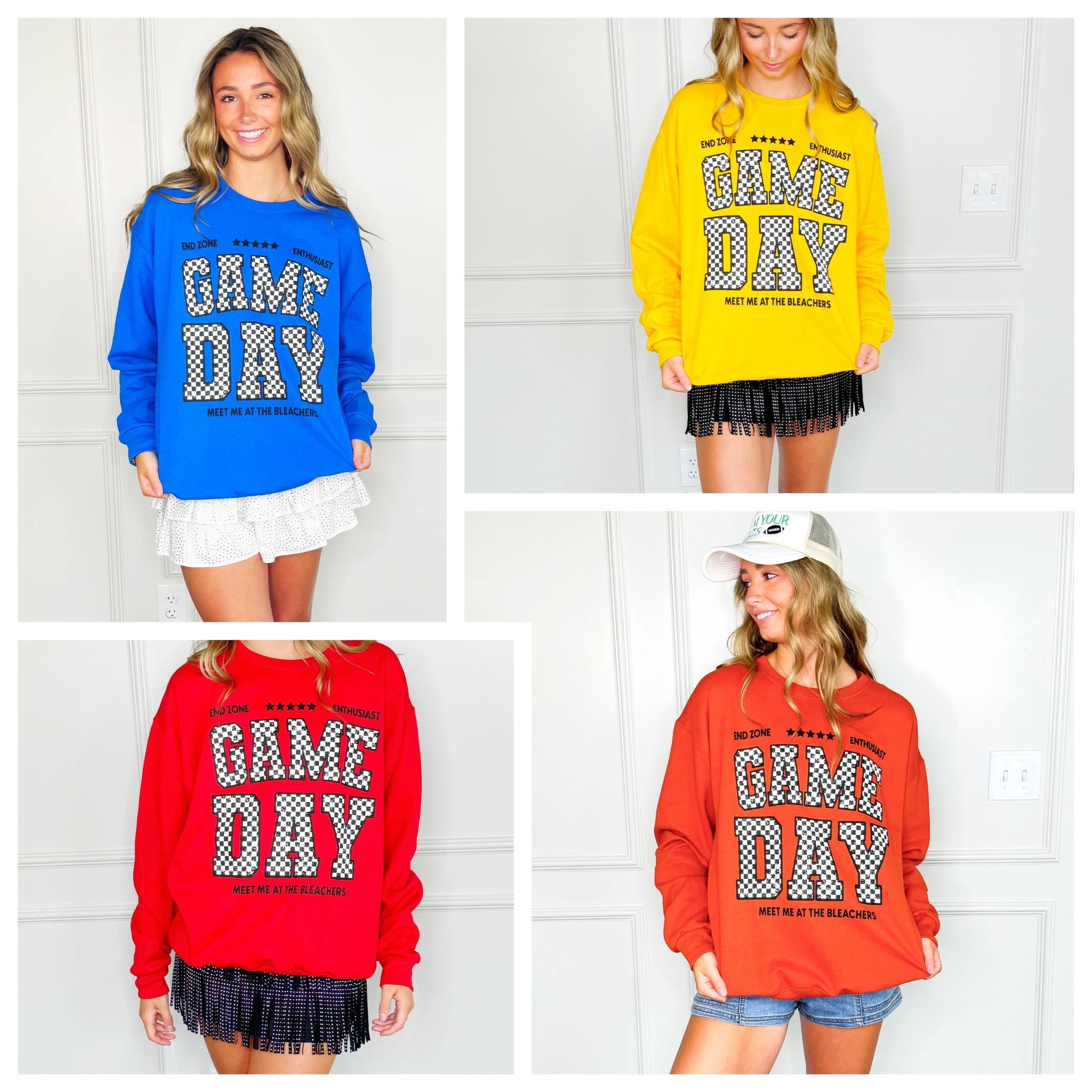 Checker Game Day Youth & Adult Sweatshirt