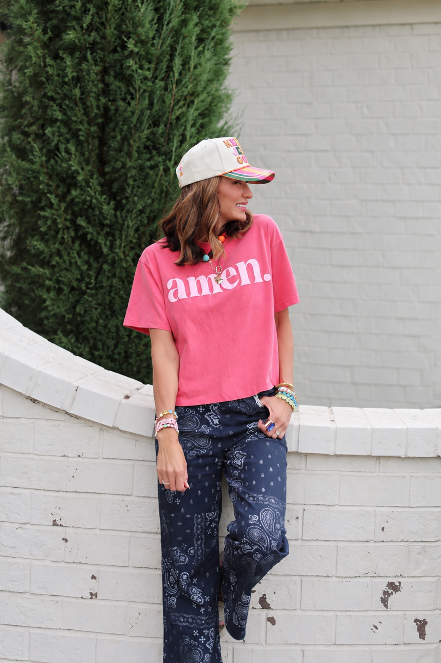 Amen Crop Tee