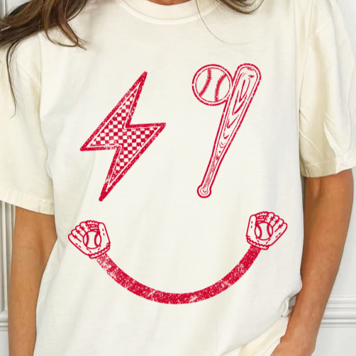 Ballpark Smiley Sweatshirt