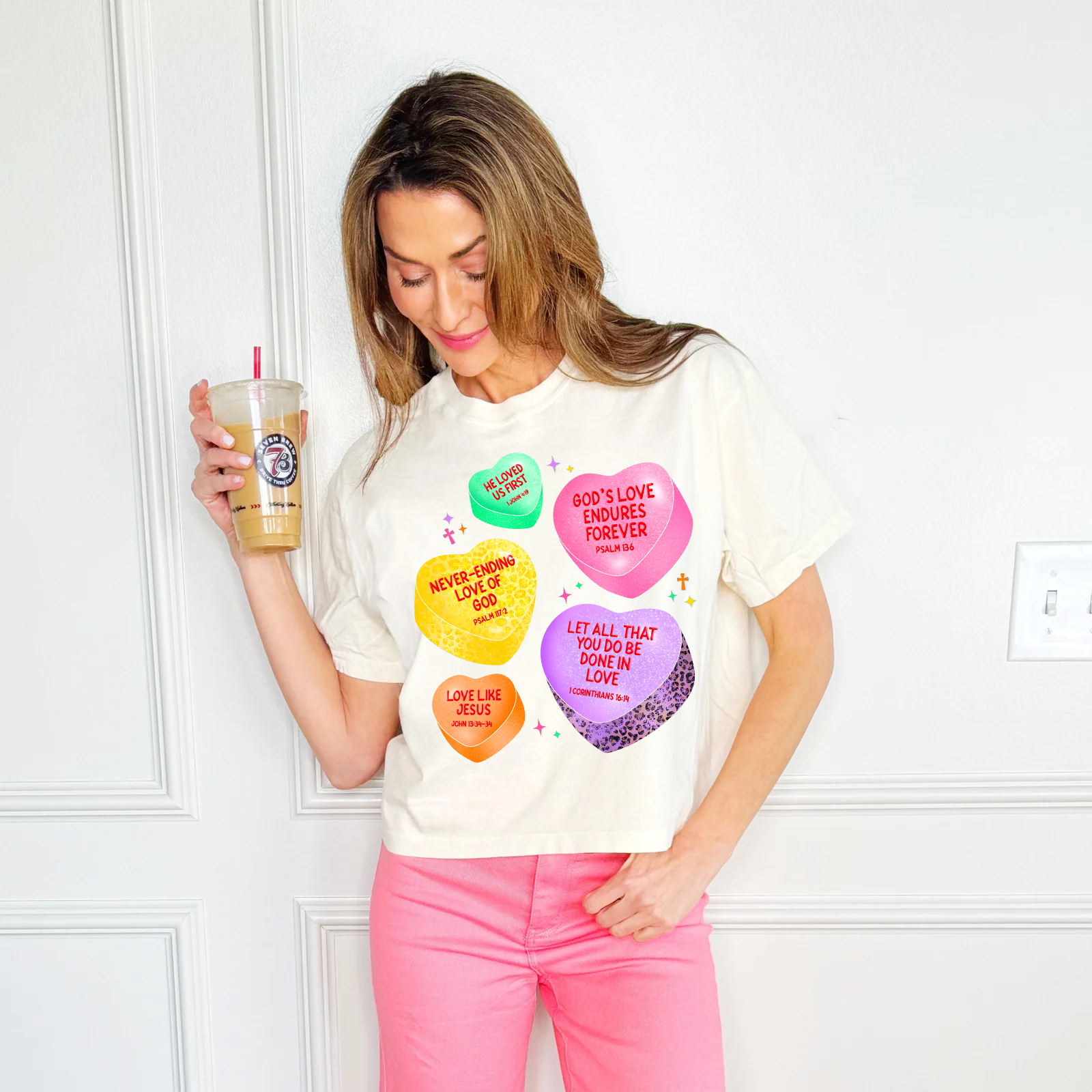 Jesus Candy Hearts Youth & Adult Tee
