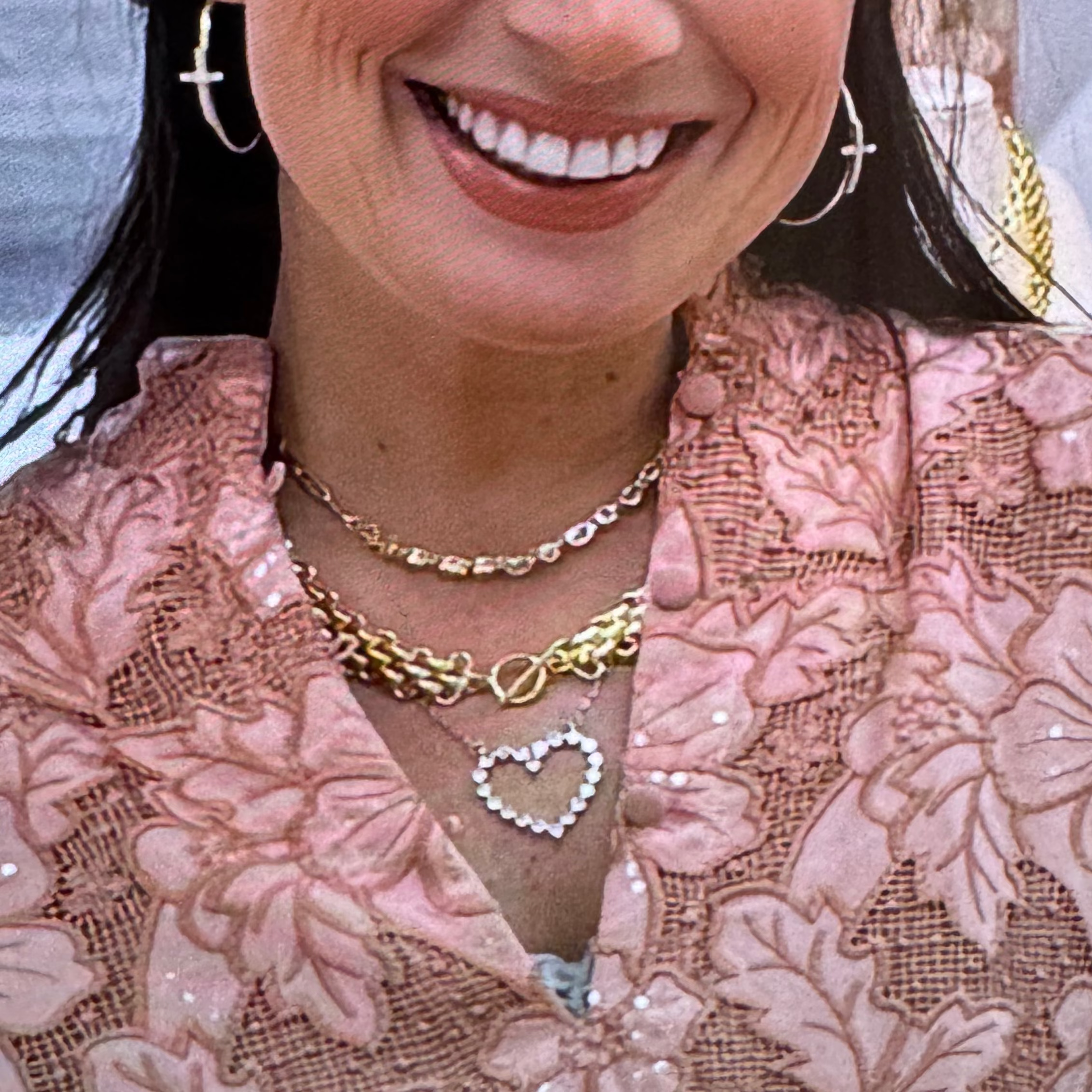 Sparkle Heart Necklace