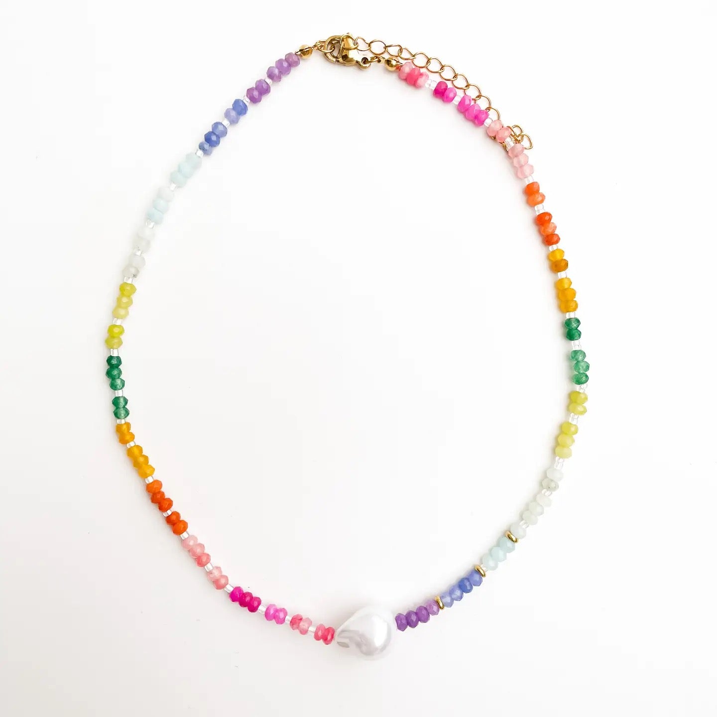 Pearl Color Pop Necklace