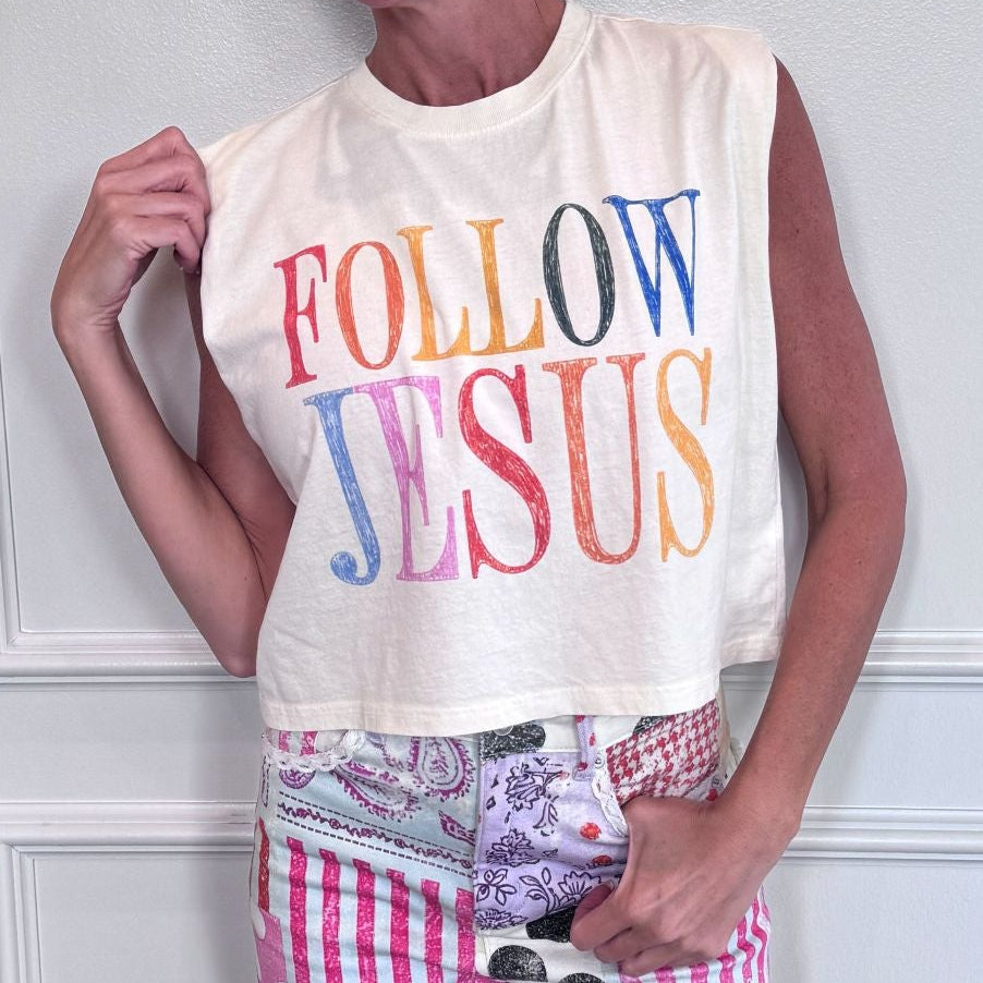 Follow Jesus Sketch Tank