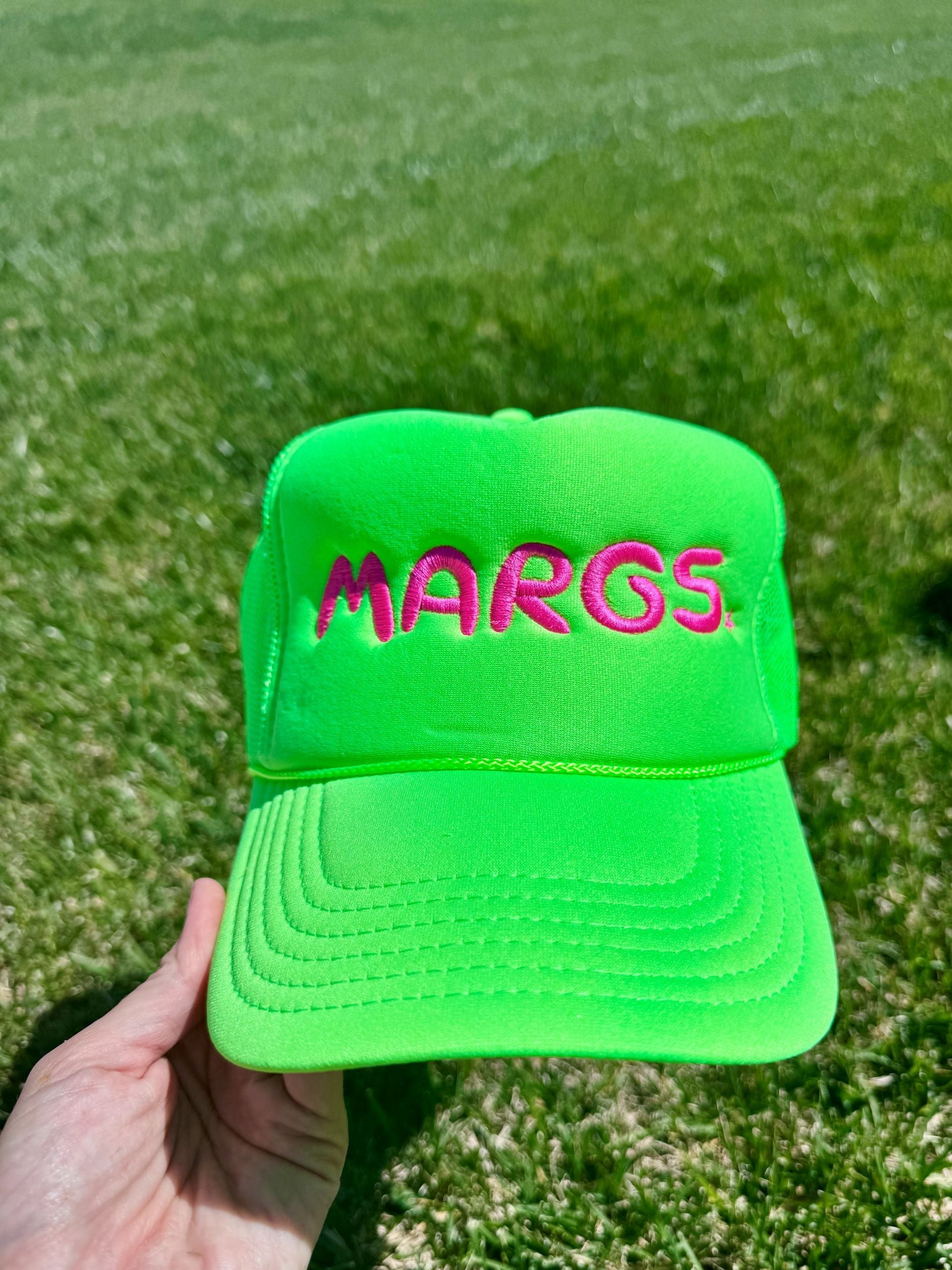 Margs Embroidered Trucker Hat