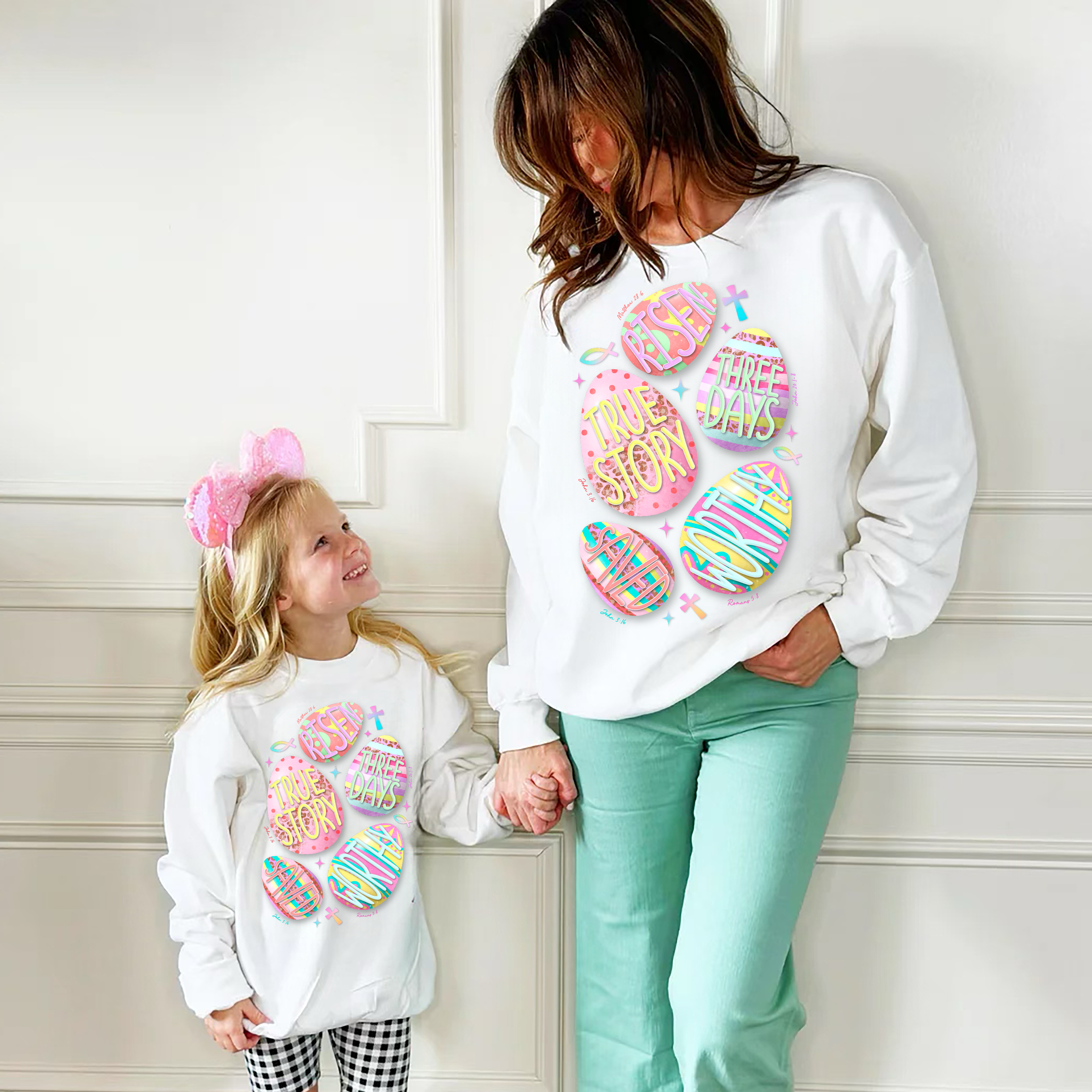 Faith Easter Eggs Youth & Adult Sweatshirt