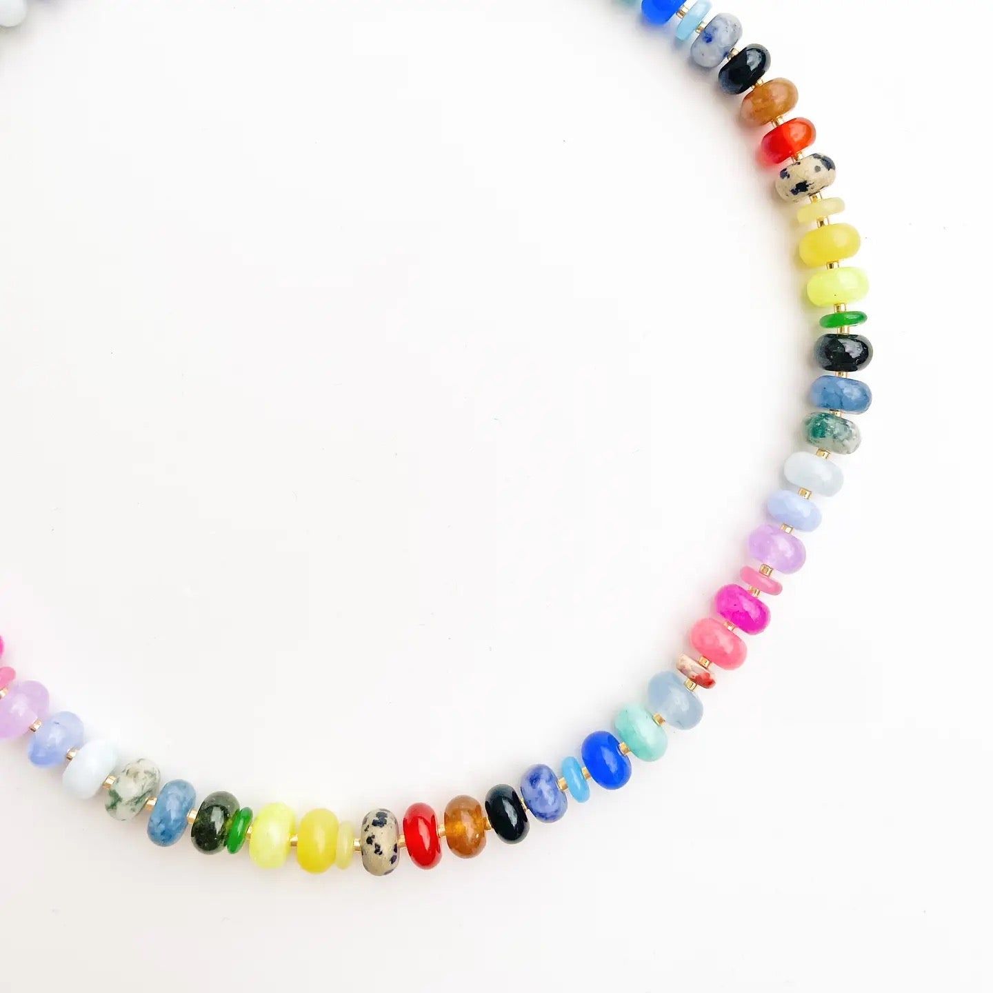 Gemstone Rainbow Necklace
