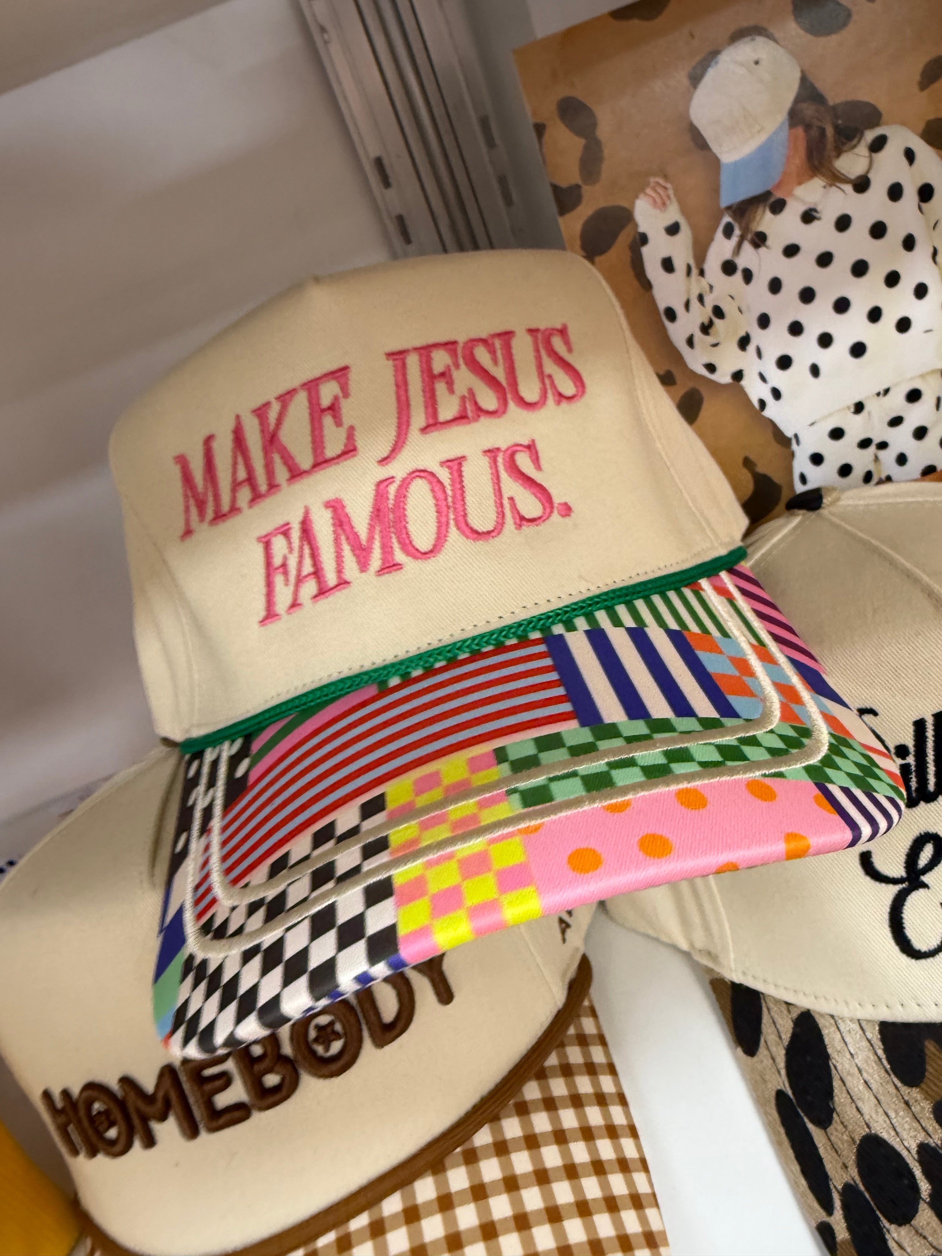 Make Jesus Famous Bright Hat