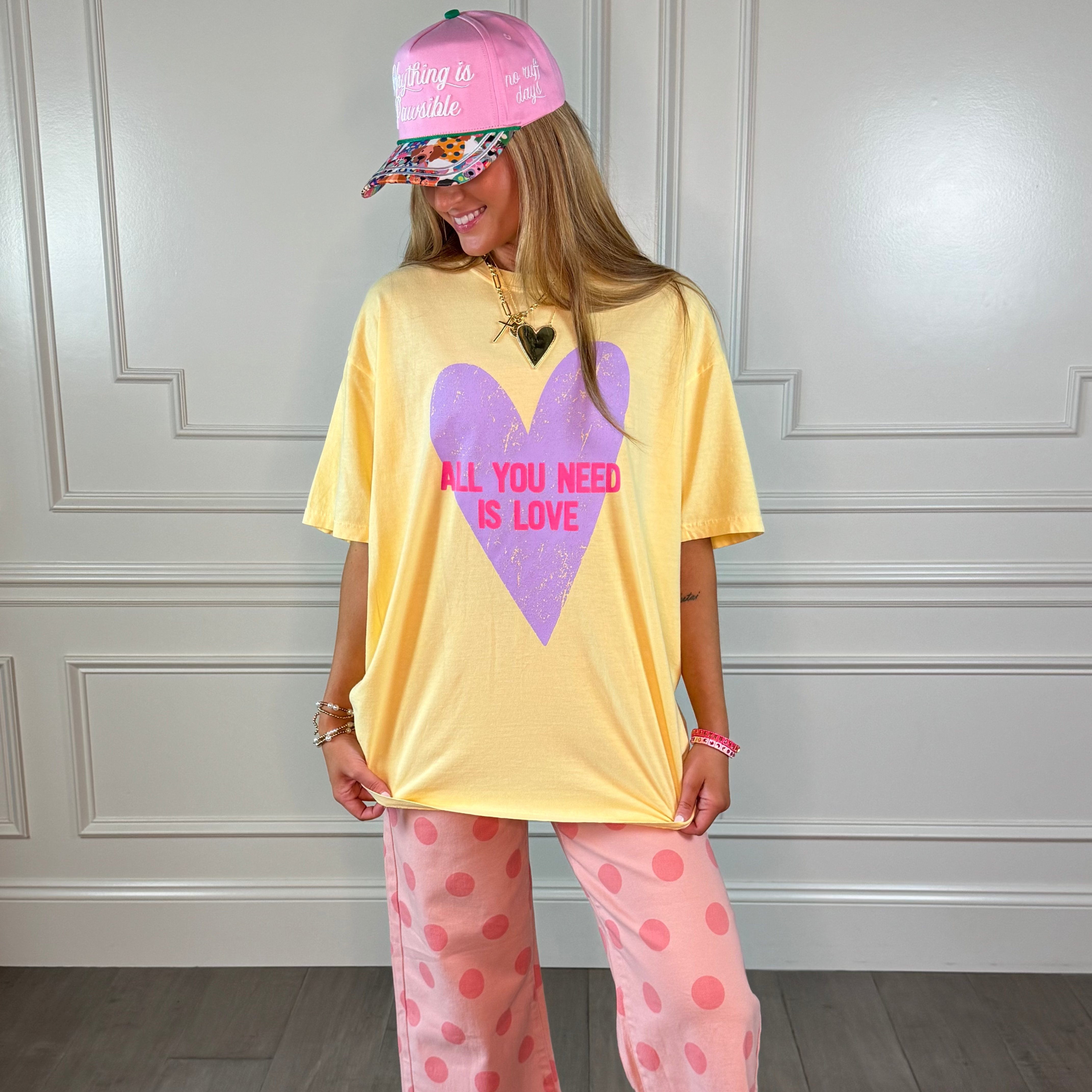 Heart All You Need You is Love Tee