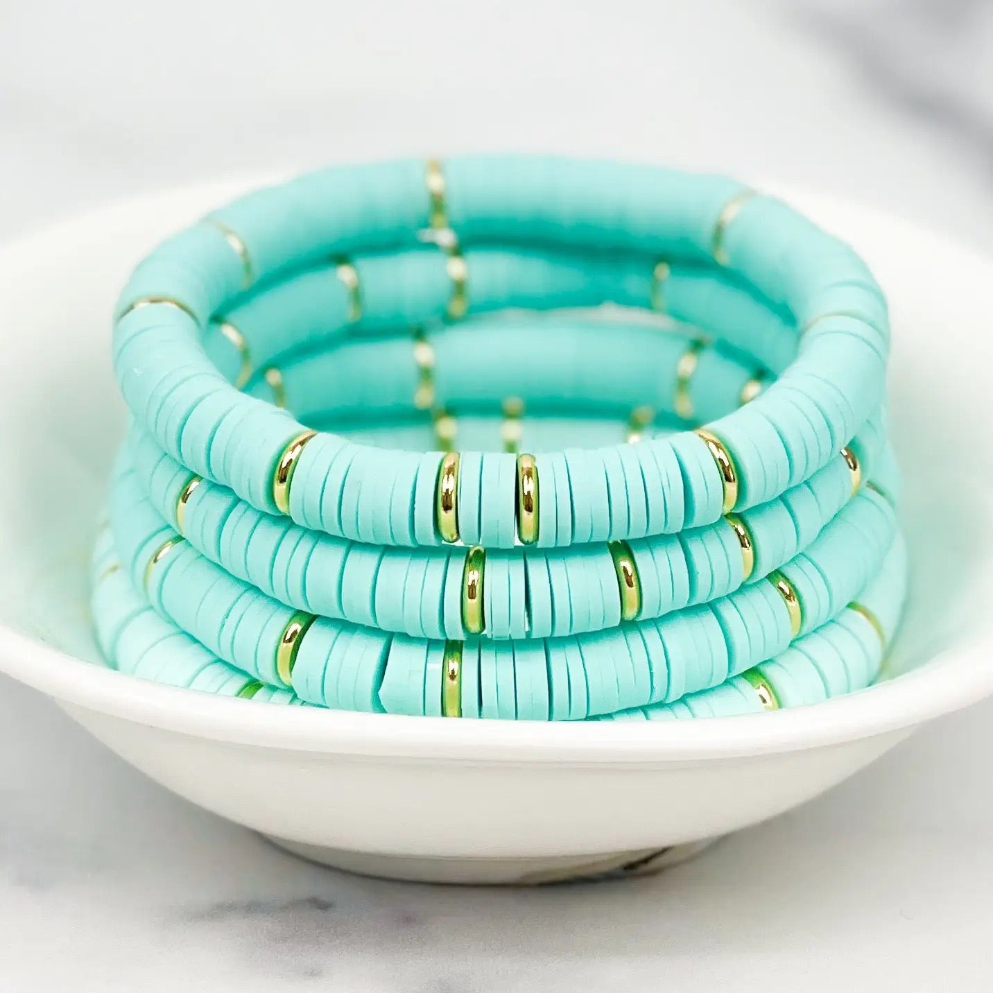 Heishi Stacking Bracelet