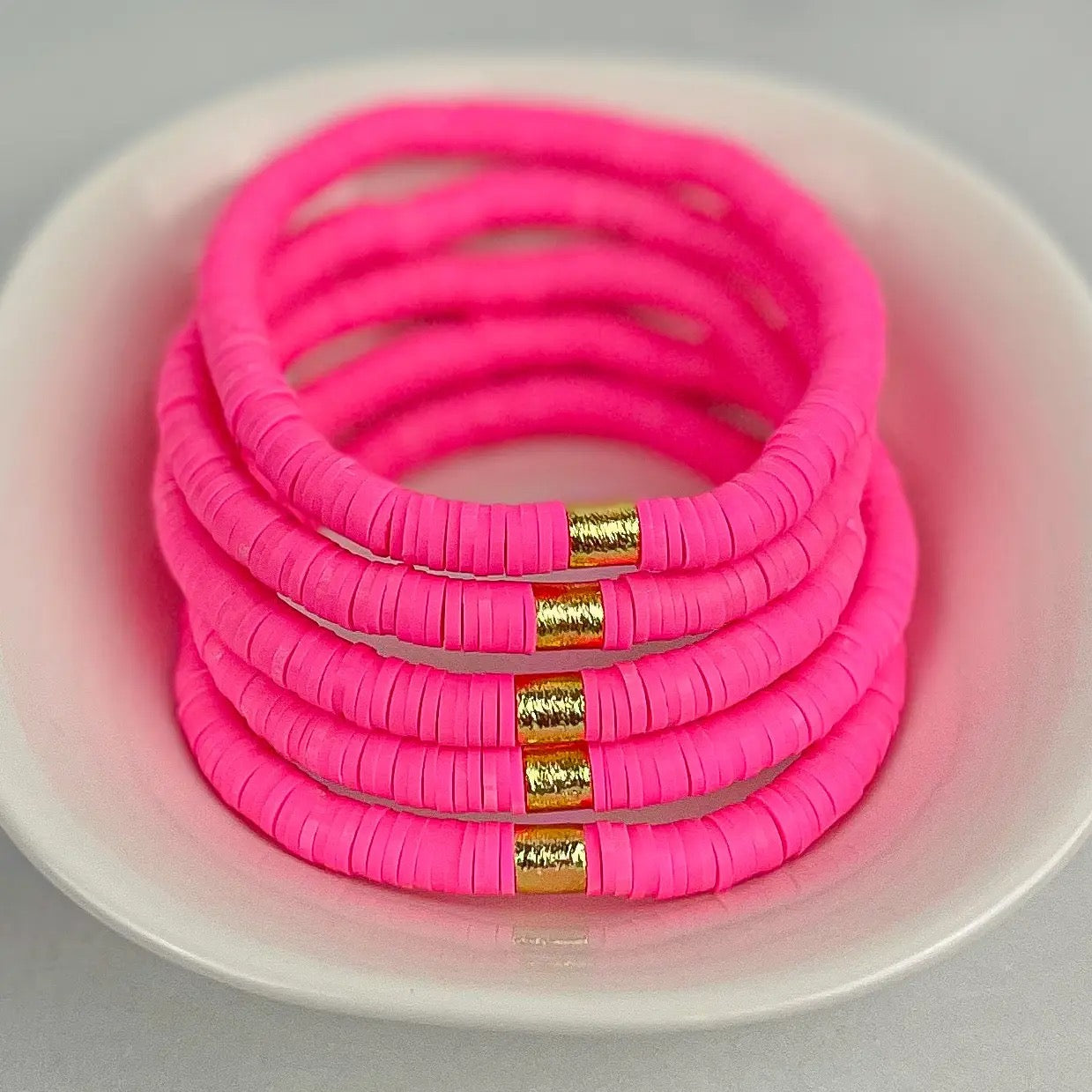 Heishi Stacking Bracelet