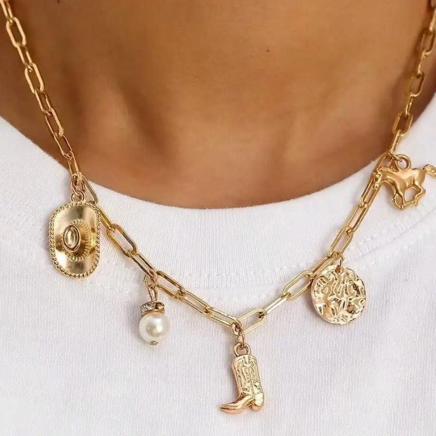Horseshoe Charm Necklace