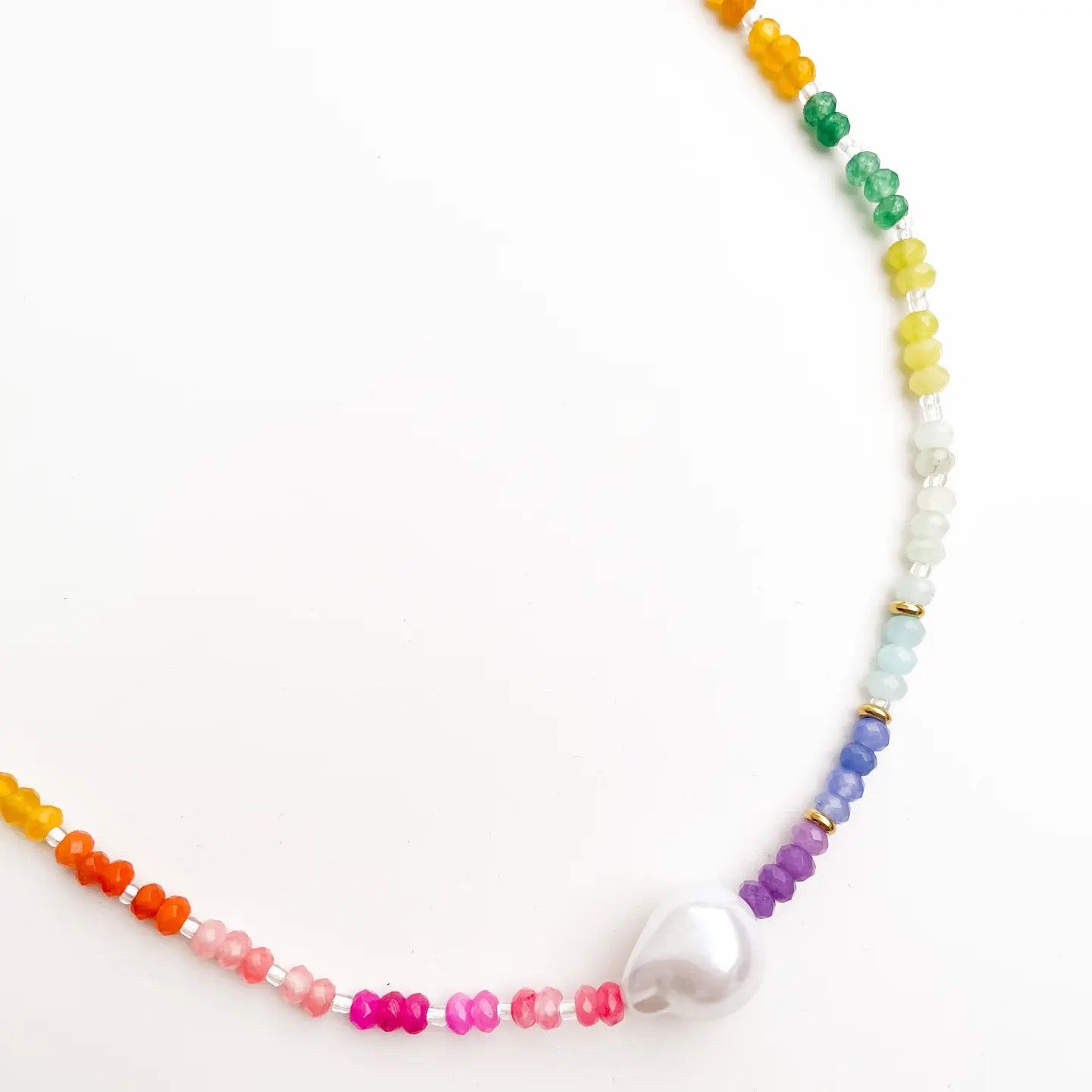 Pearl Color Pop Necklace