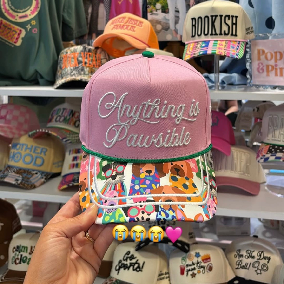 Anything's Pawsible Hat
