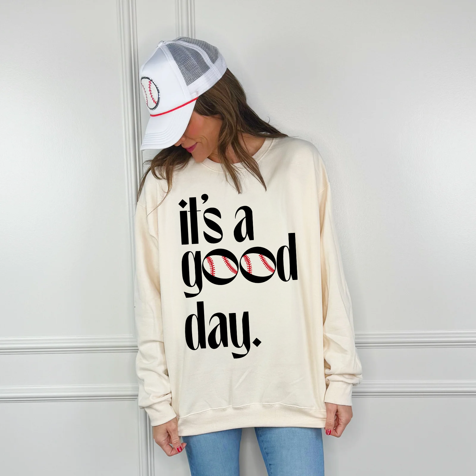 It's a Good Day Baseball Sweatshirt