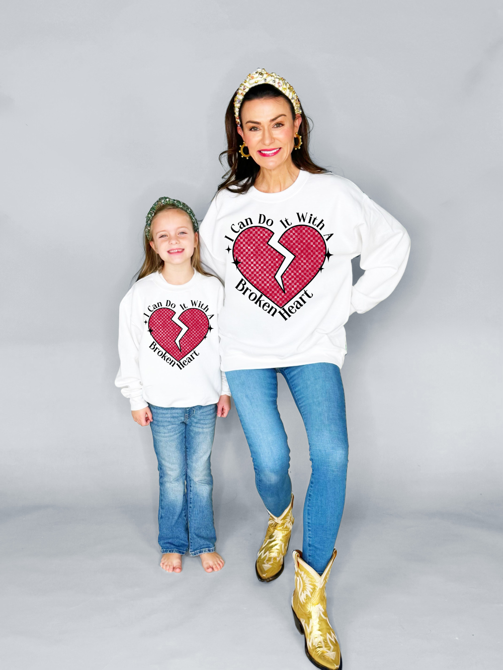 Broken Heart Youth Adult Sweatshirt