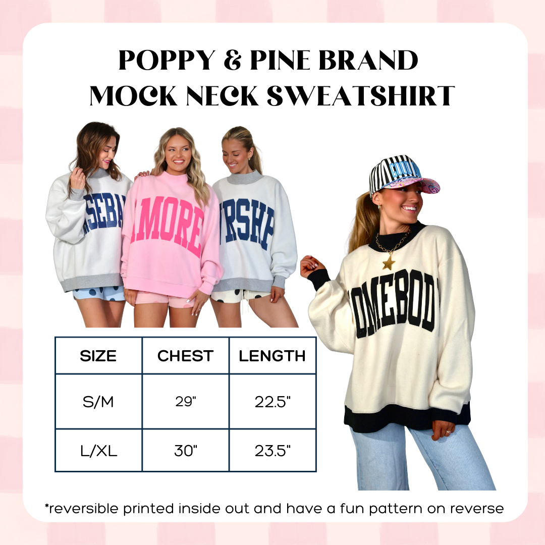 Kansas City 2-Sided Mock Sweatshirt