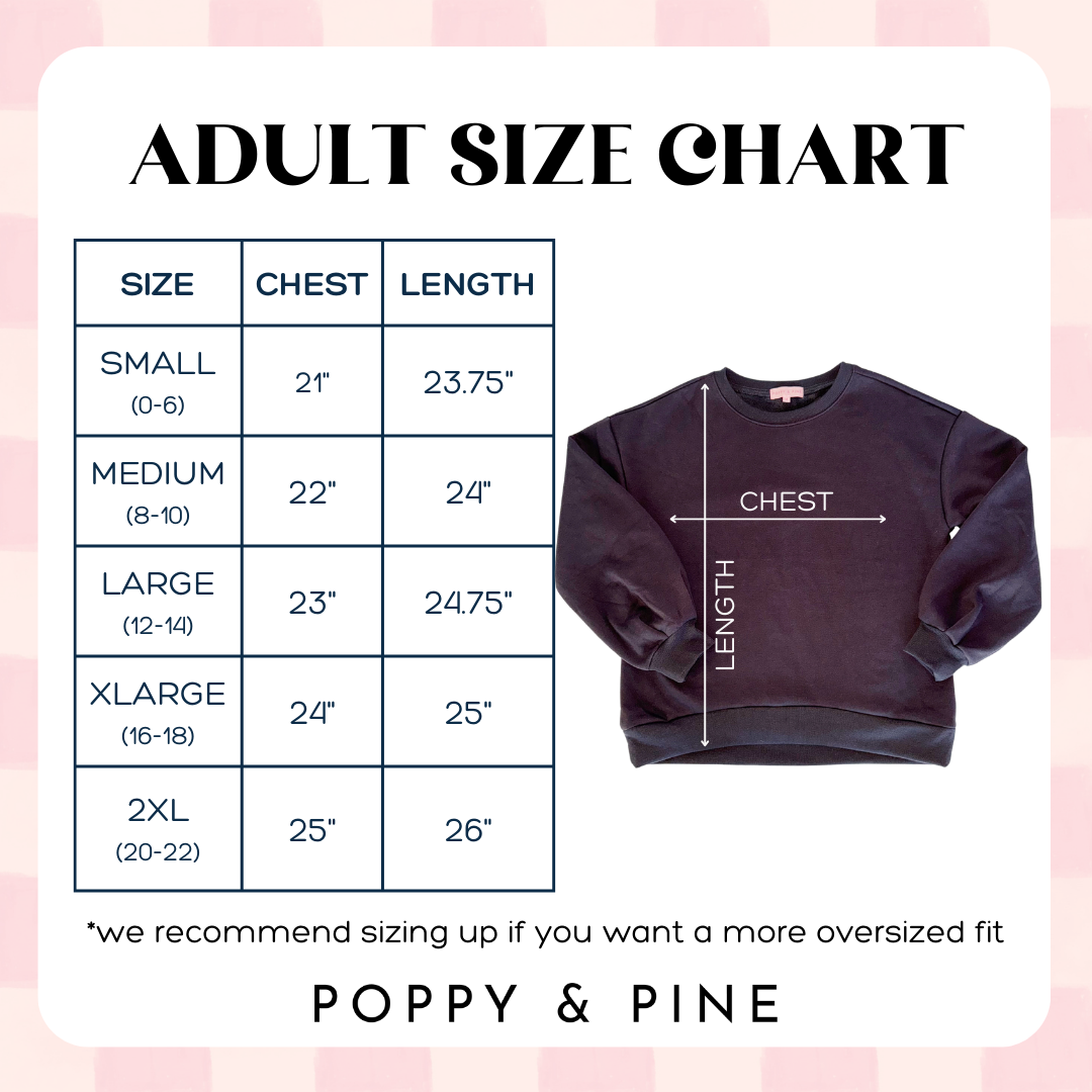 Copper Basketball Poppy & Pine Sweatshirt