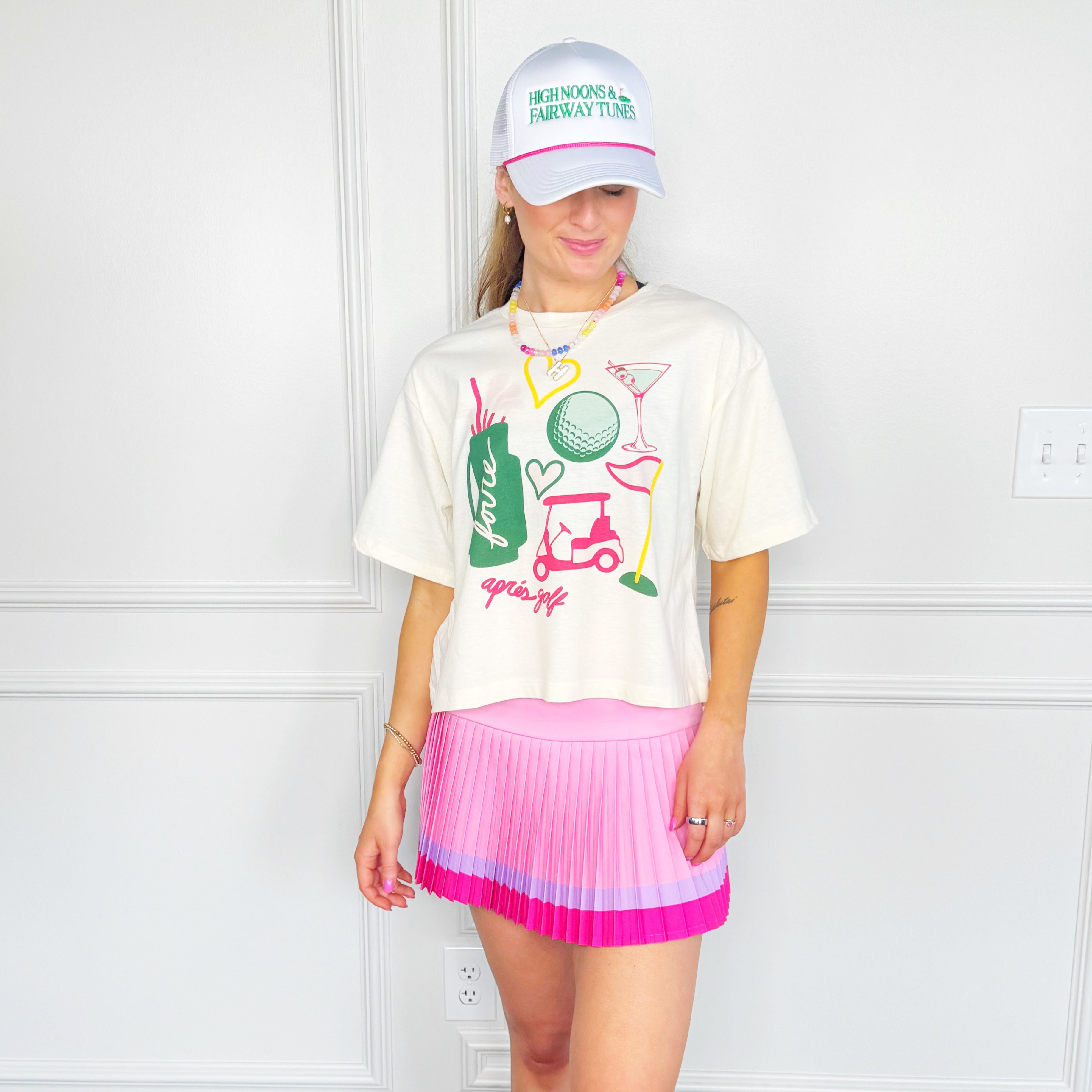 Golf Collage Cropped Tee