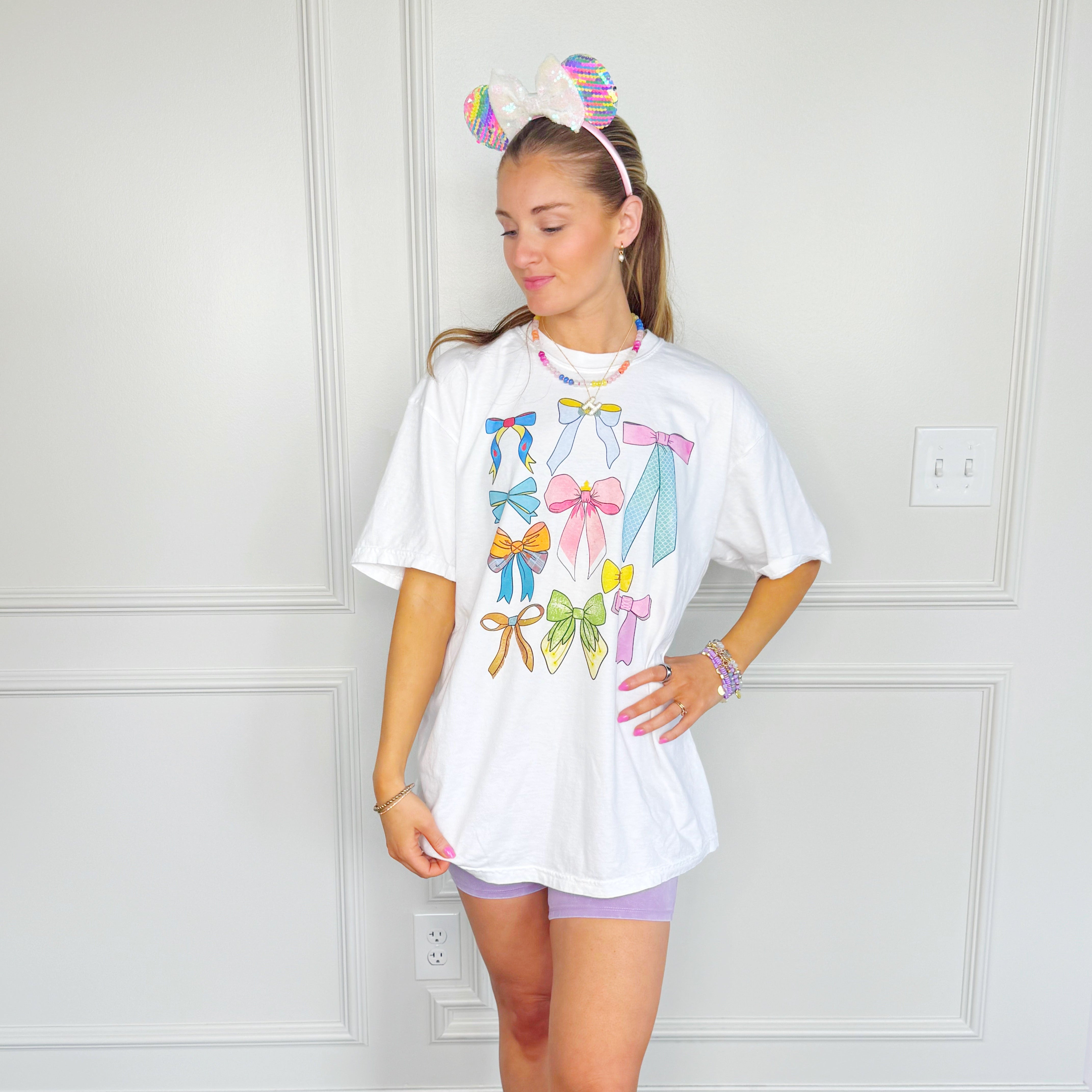 Princess Bow Collage Youth & Adult Tee