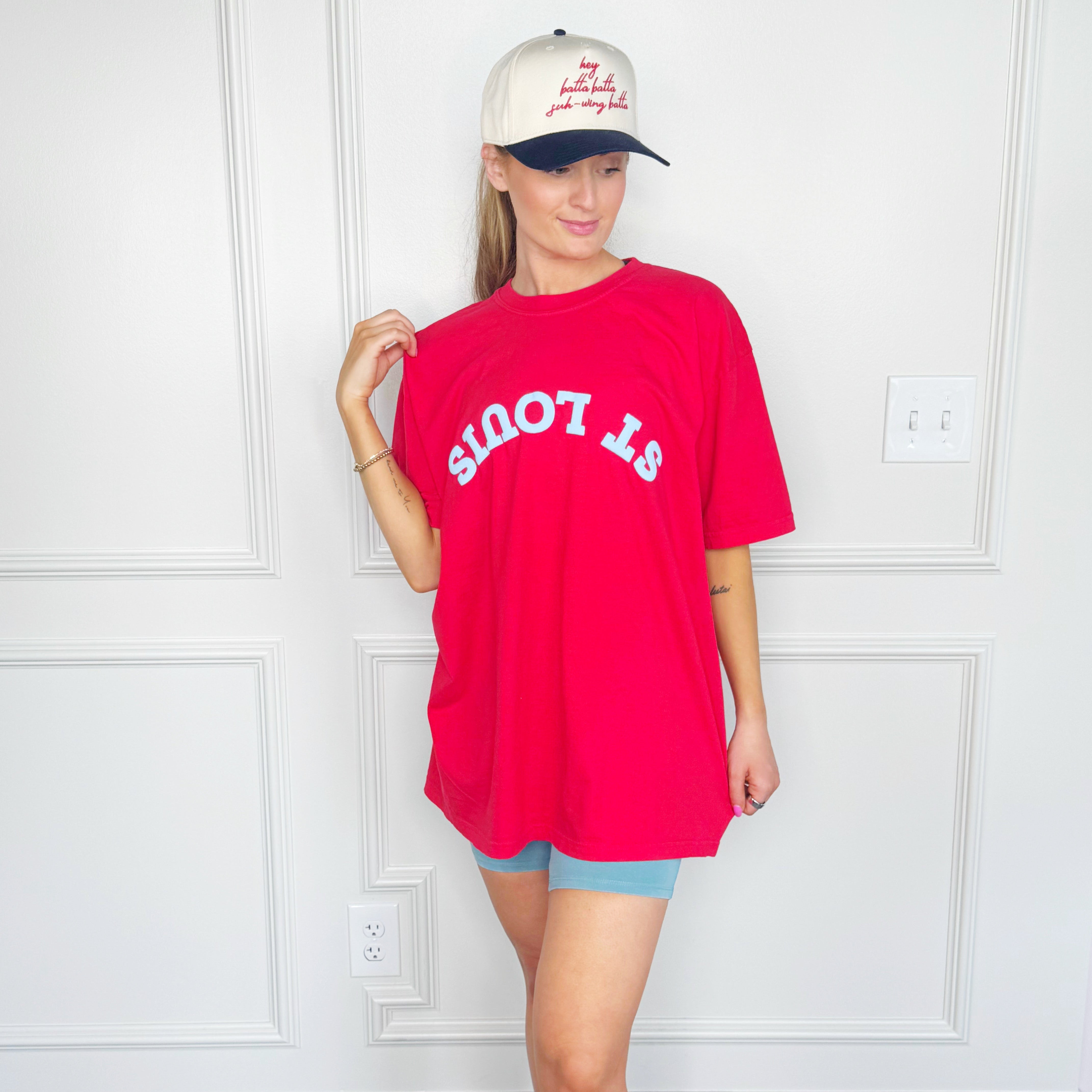 Upside-down St Louis Puff Tee