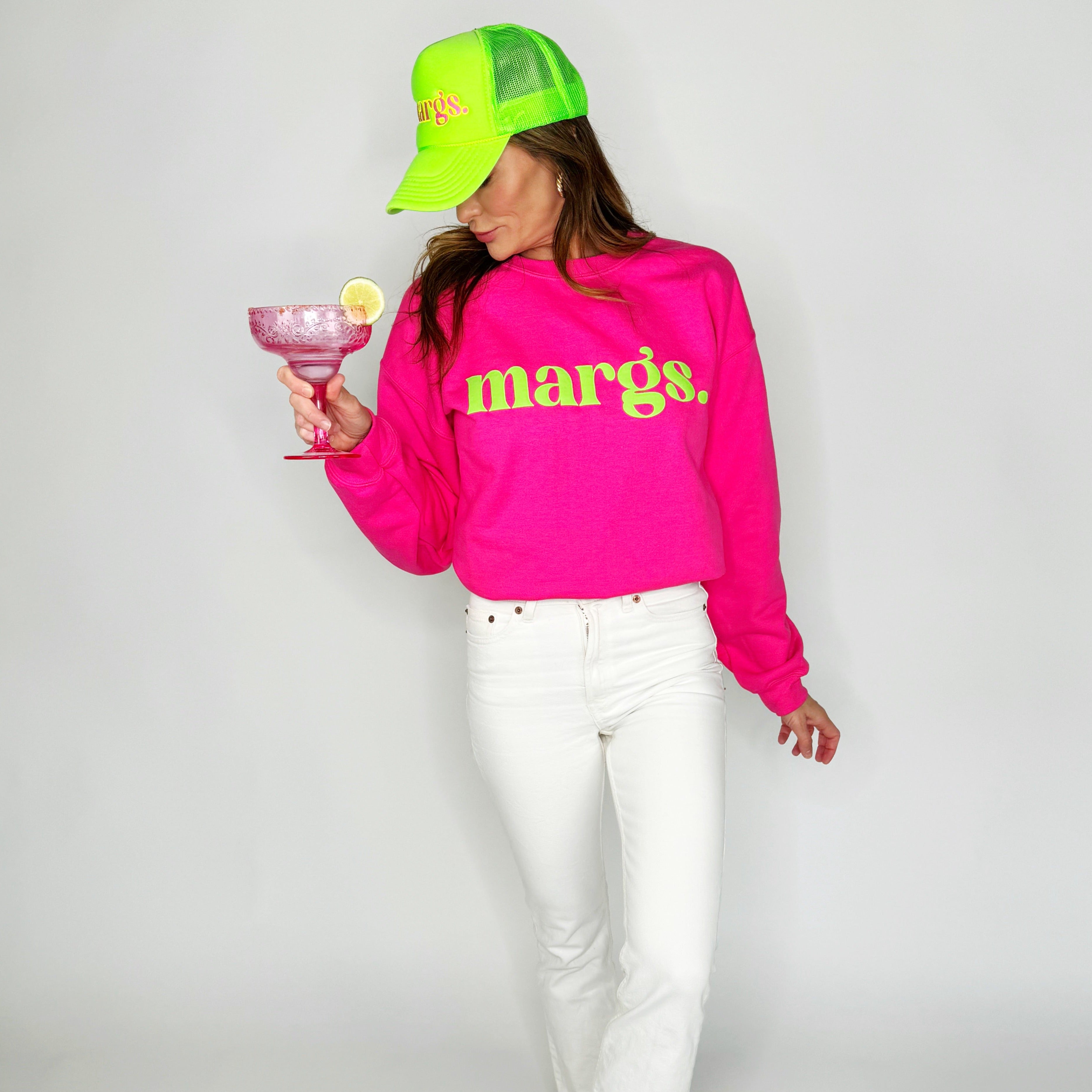 Margs Lime Puff Sweatshirt