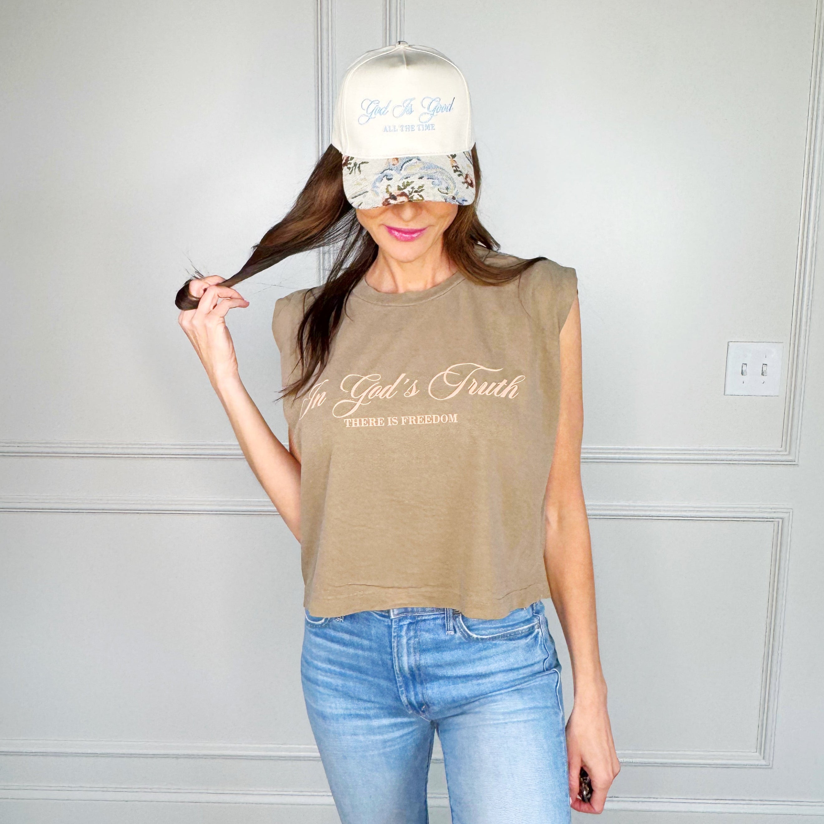 In Gods Truth Puff Tank