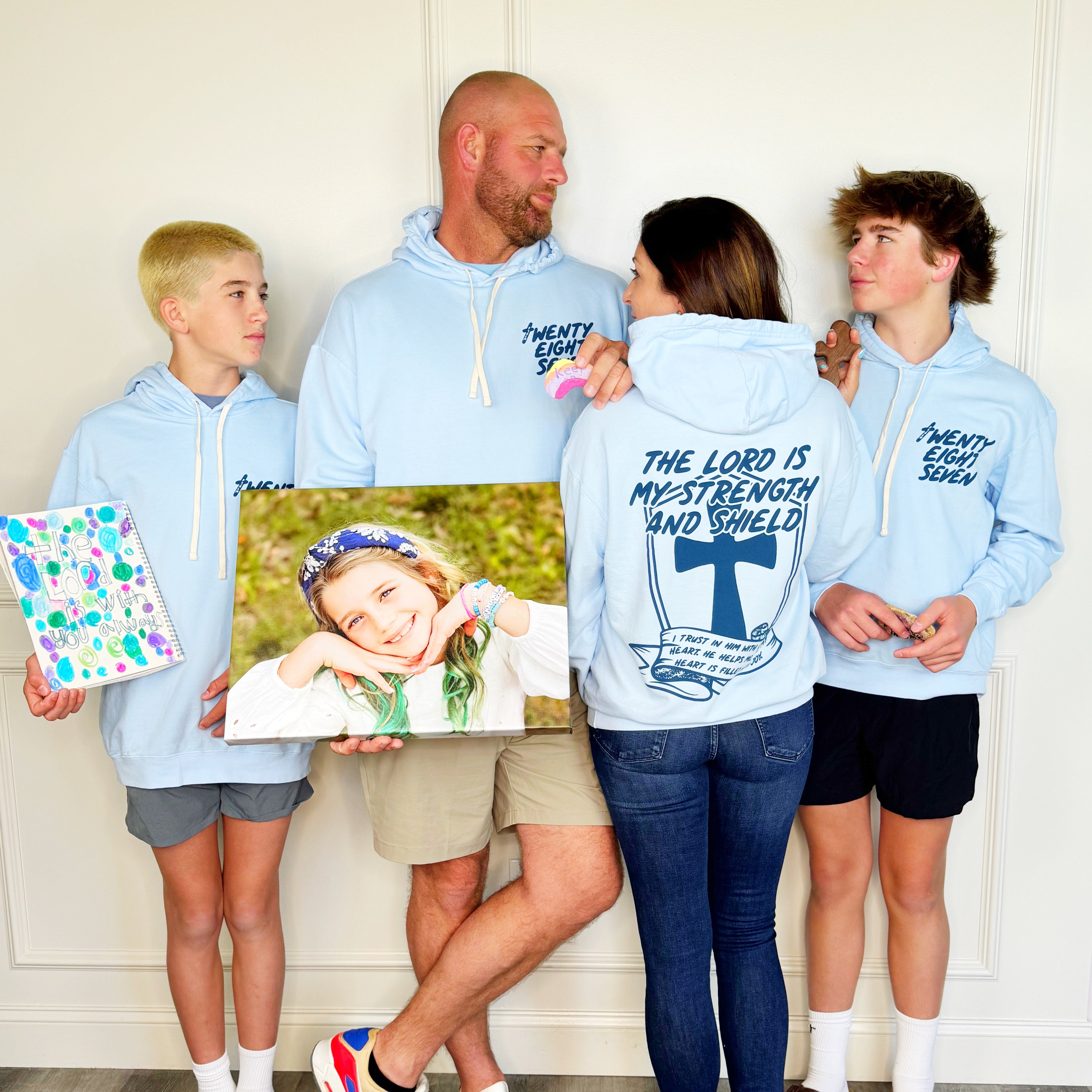 Psalms Twenty Eight Seven PK's Prayers Hoodie