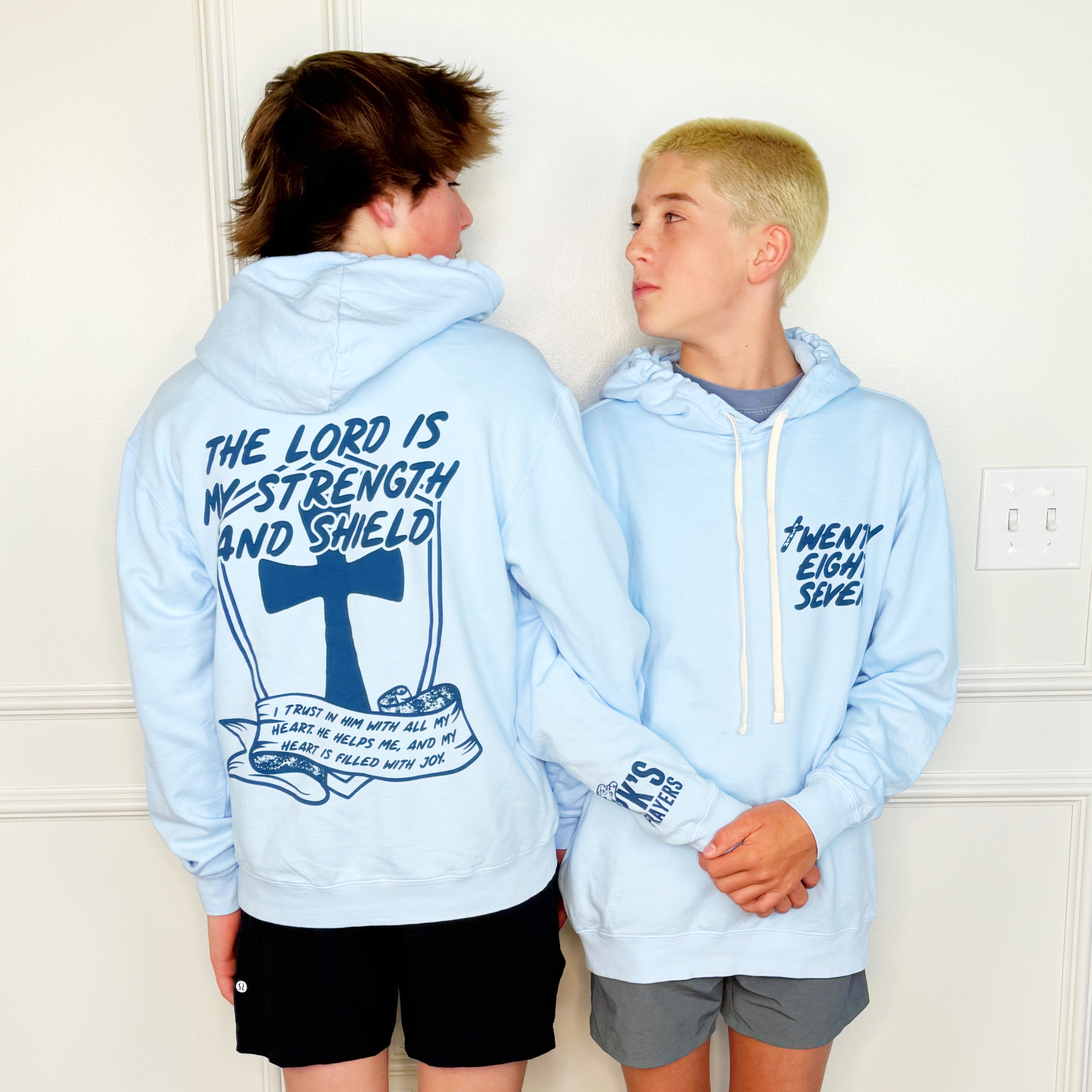 Psalms Twenty Eight Seven PK's Prayers Hoodie