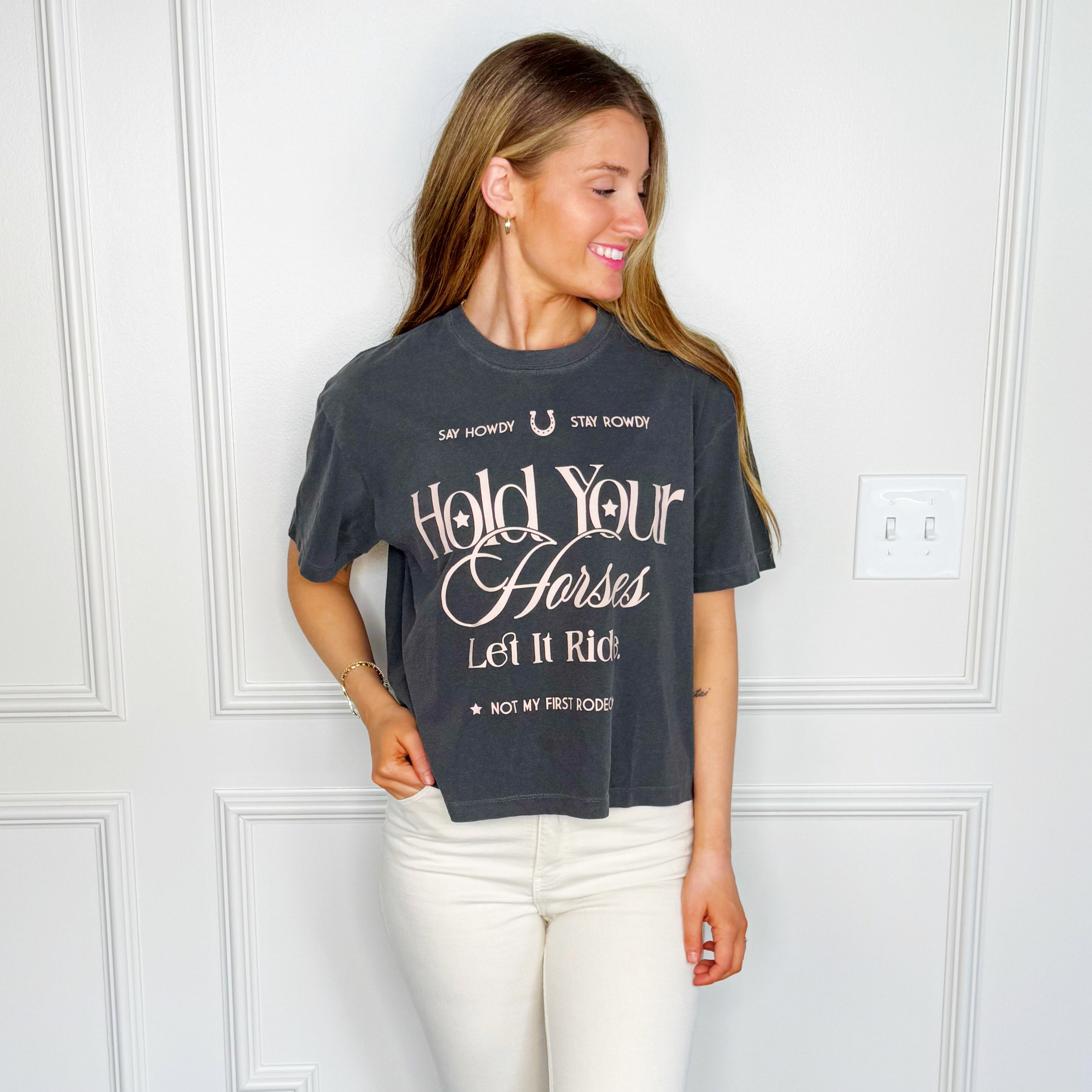 Let It Ride Cropped Tee