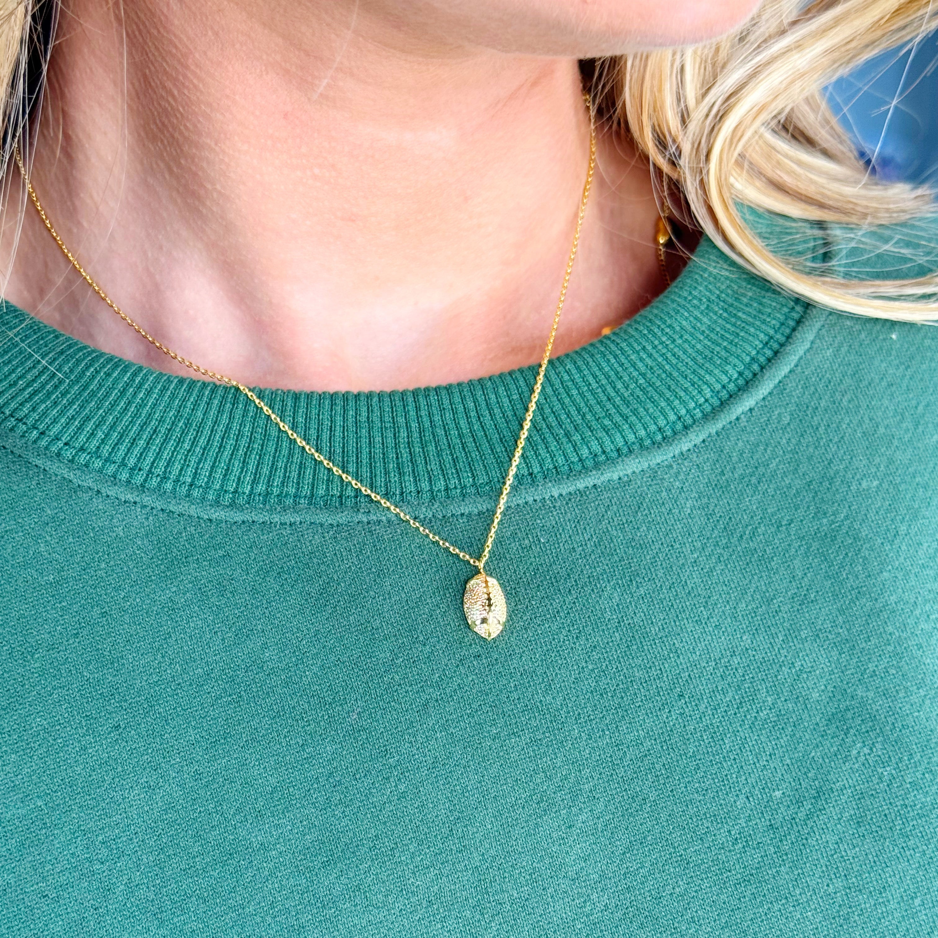 Football Pendant Necklace