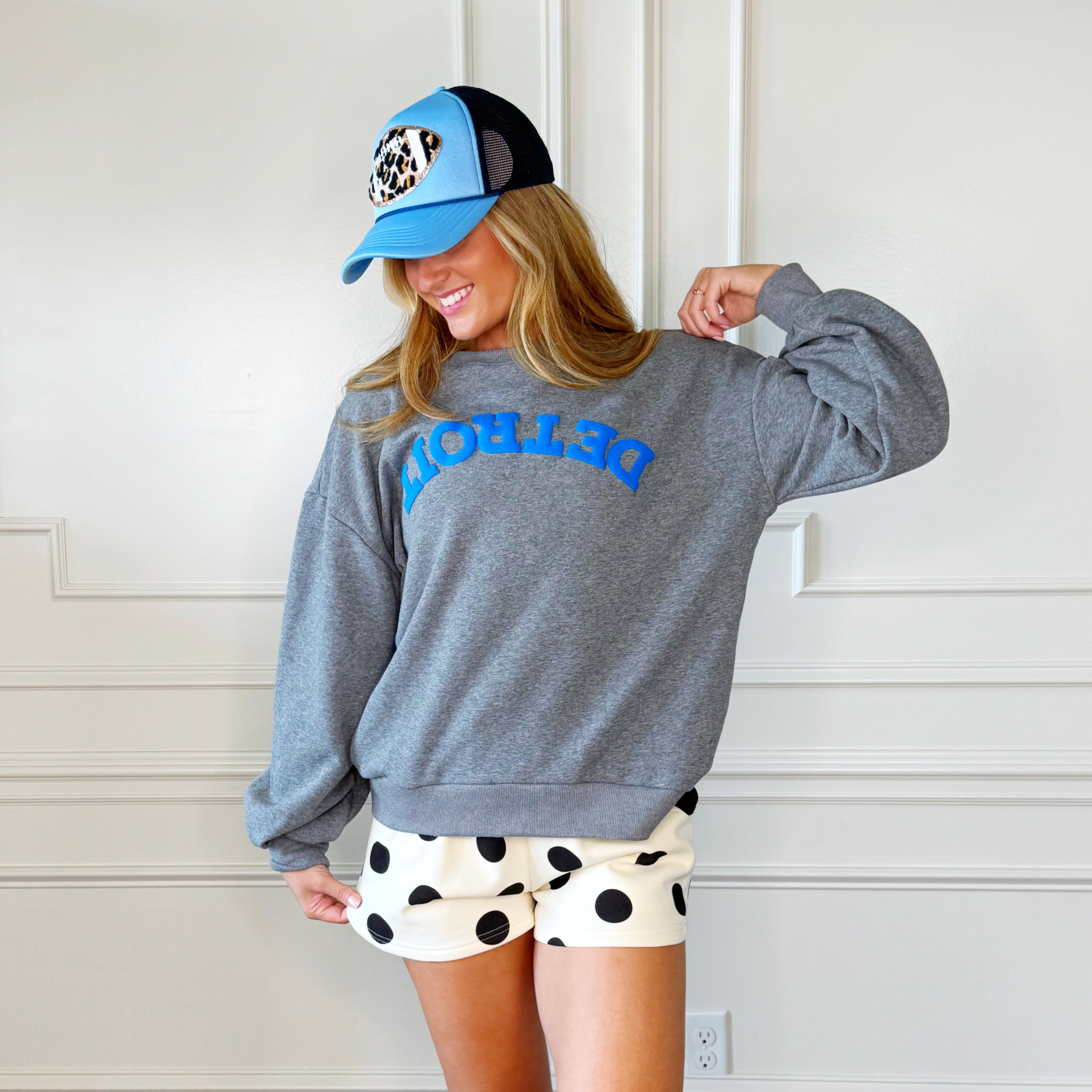 Puff Upside Down Detroit Sweatshirt